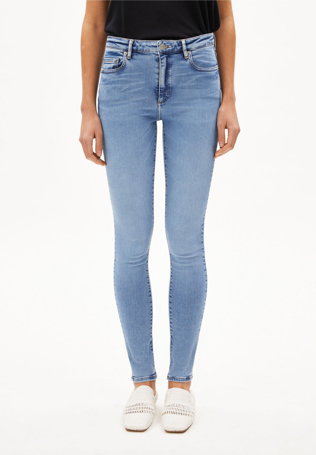 Zalando Kleding Maat 44 Dames TILLAA Skinny Jeans Mid Waist Van
