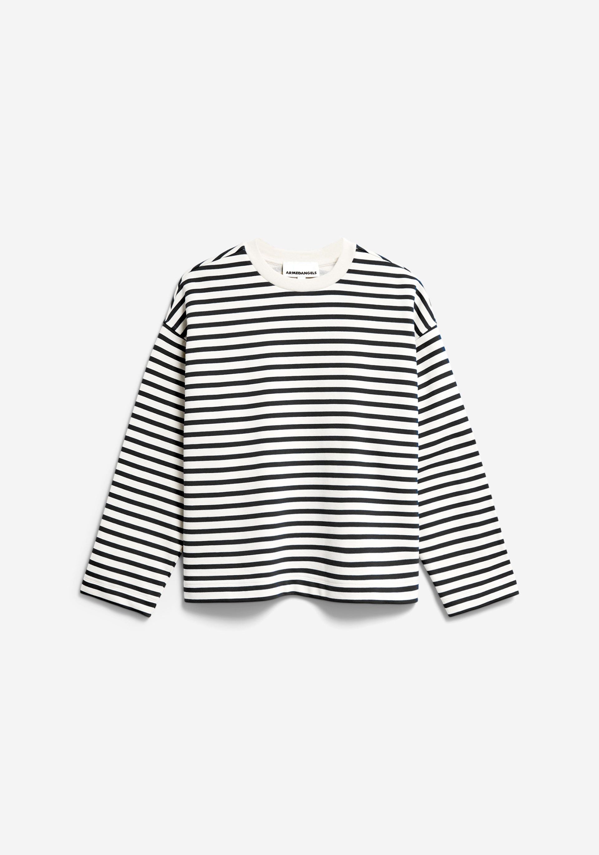 Armedangels Damen Sweatshirts Gestreift ARMEDANGELS Frankaa Stripe