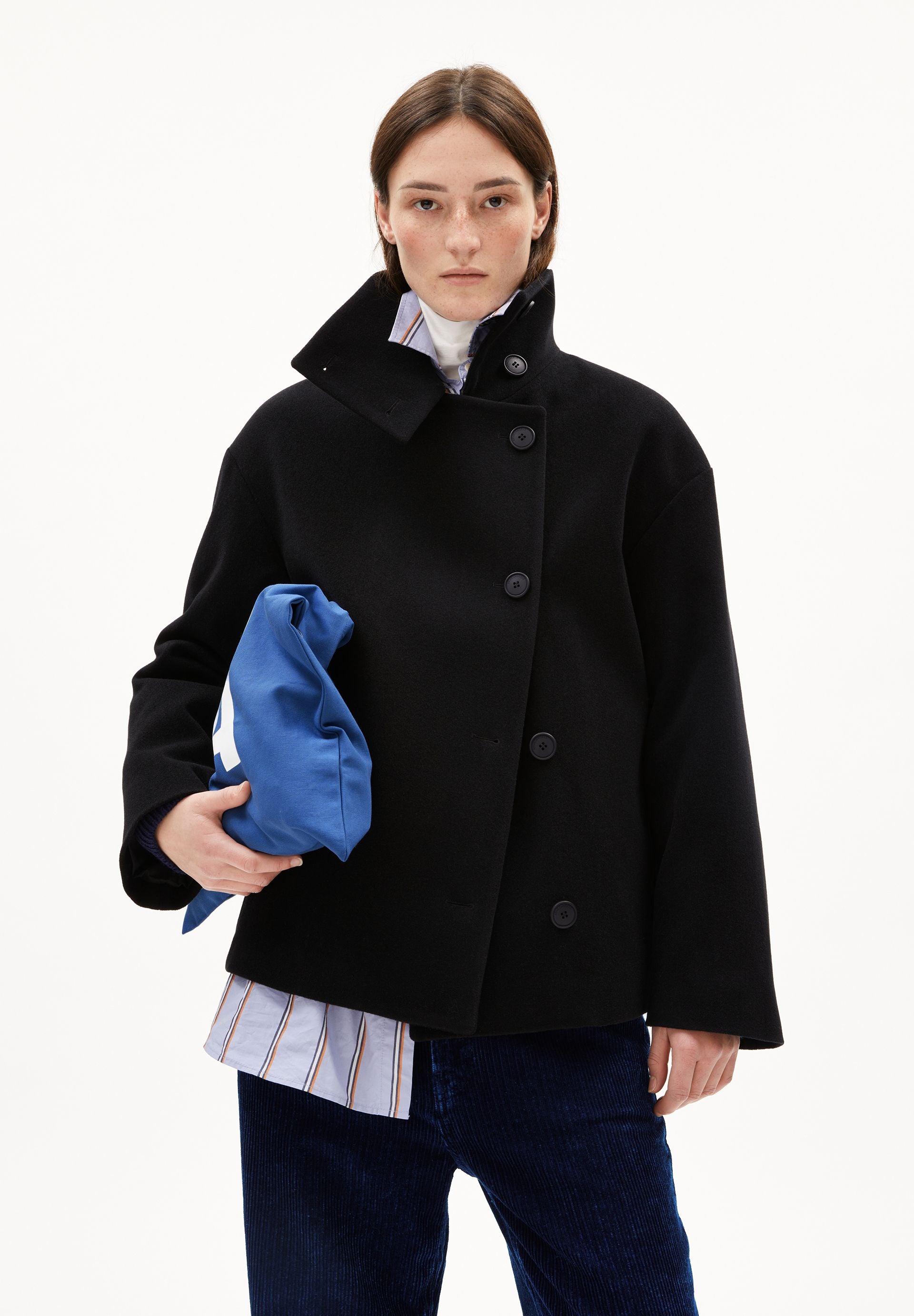 新品未使用VALLISbyFACTOTUM WOOLセットアップ MAJELAA WOOL Coat made of recycled Wool