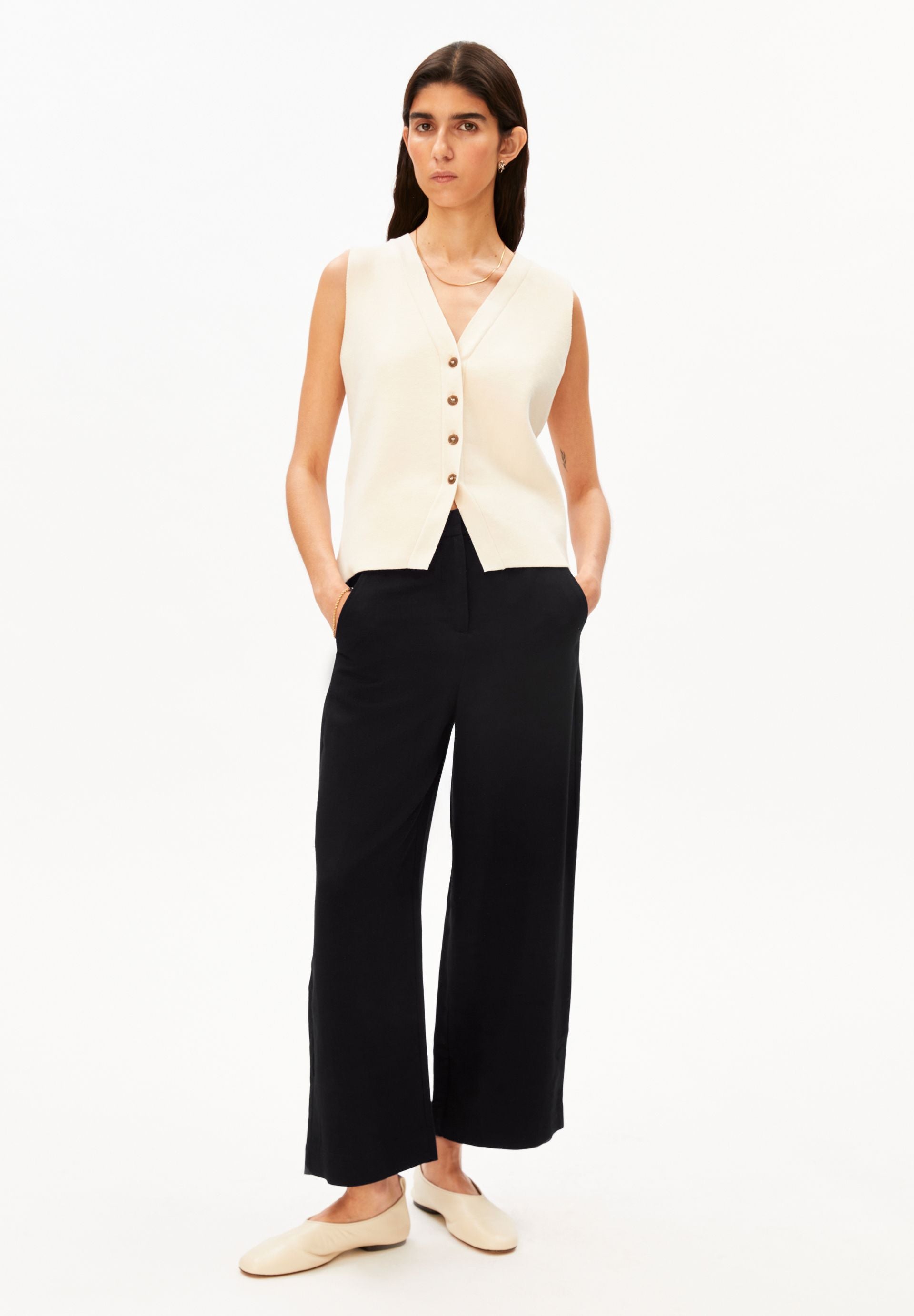 Pantaloni Donna ARMEDANGELS Trinaa – Fitted, In Modal TENCEL Ed Elastan, Turchia