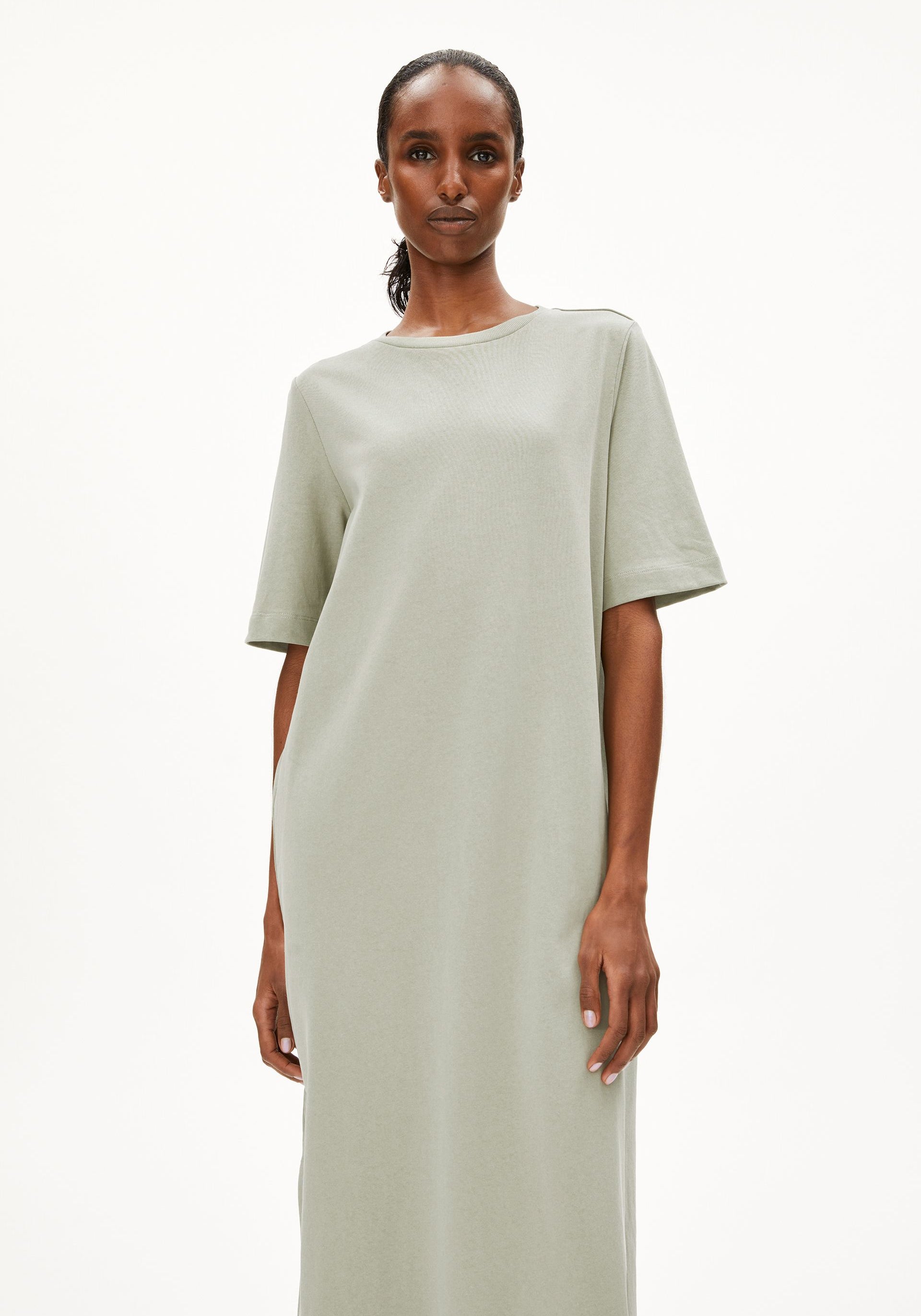 XELINAA JERSEY MIDI DRESS for women in green XELINAA JERSEY MIDI DRESS for women in green