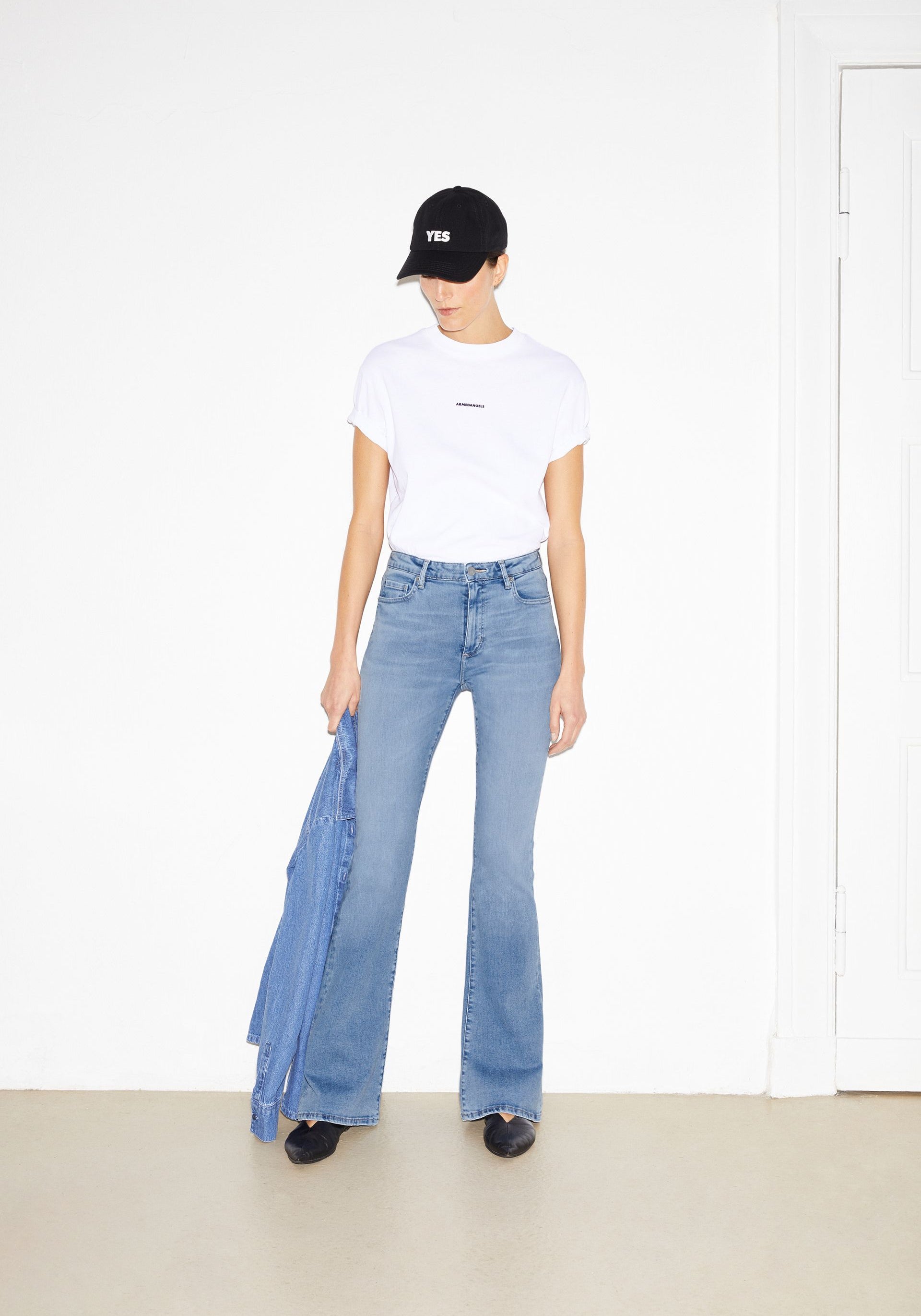 ARMEDANGELS Flared Jeans ENIJAA FLOW in 2726 mountain blast ARMEDANGELS Flared Jeans ENIJAA FLOW in 2726 mountain blast