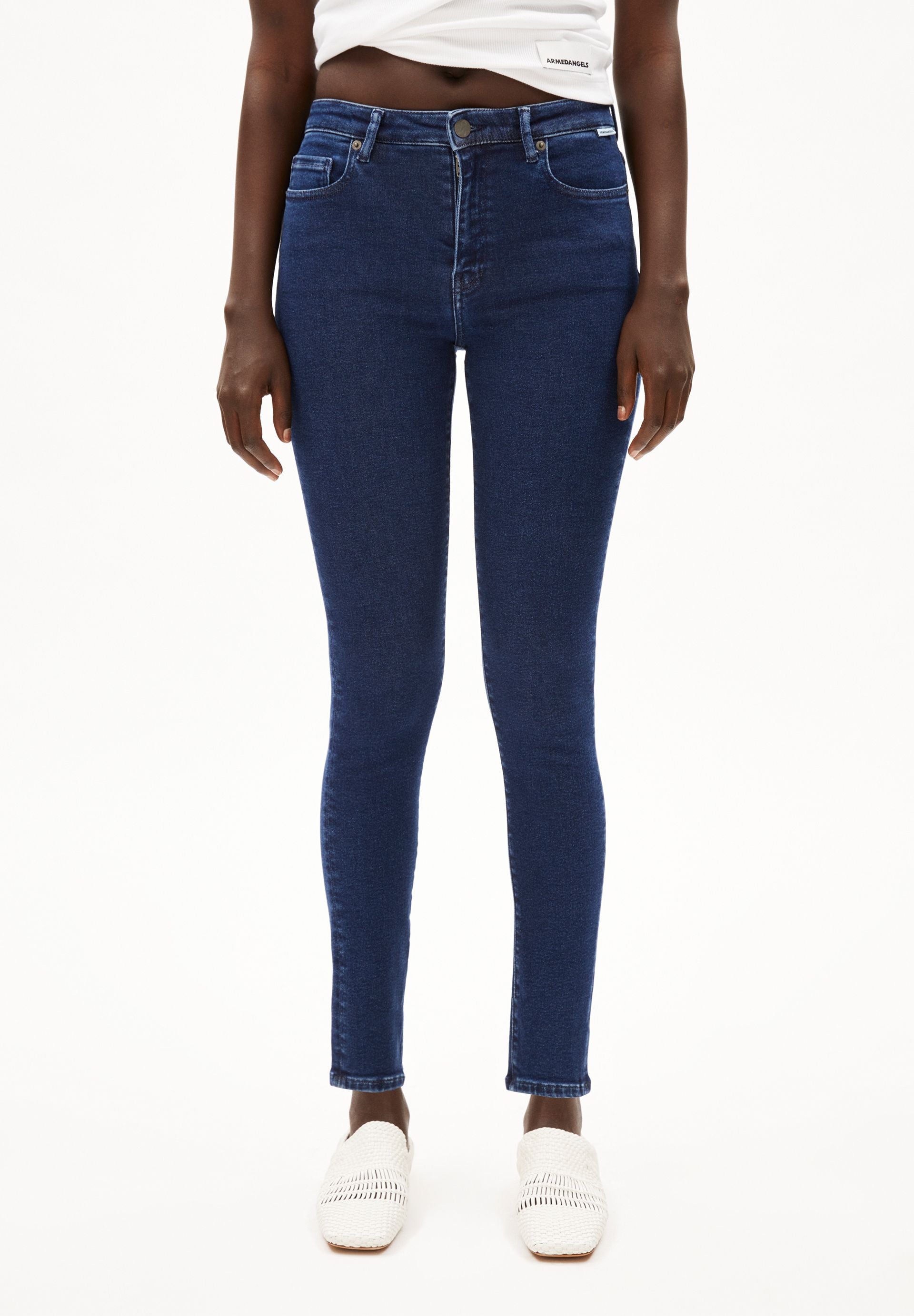 TILLAA Skinny Jeans Mid Waist Organic Cotton Mix X-Stretch