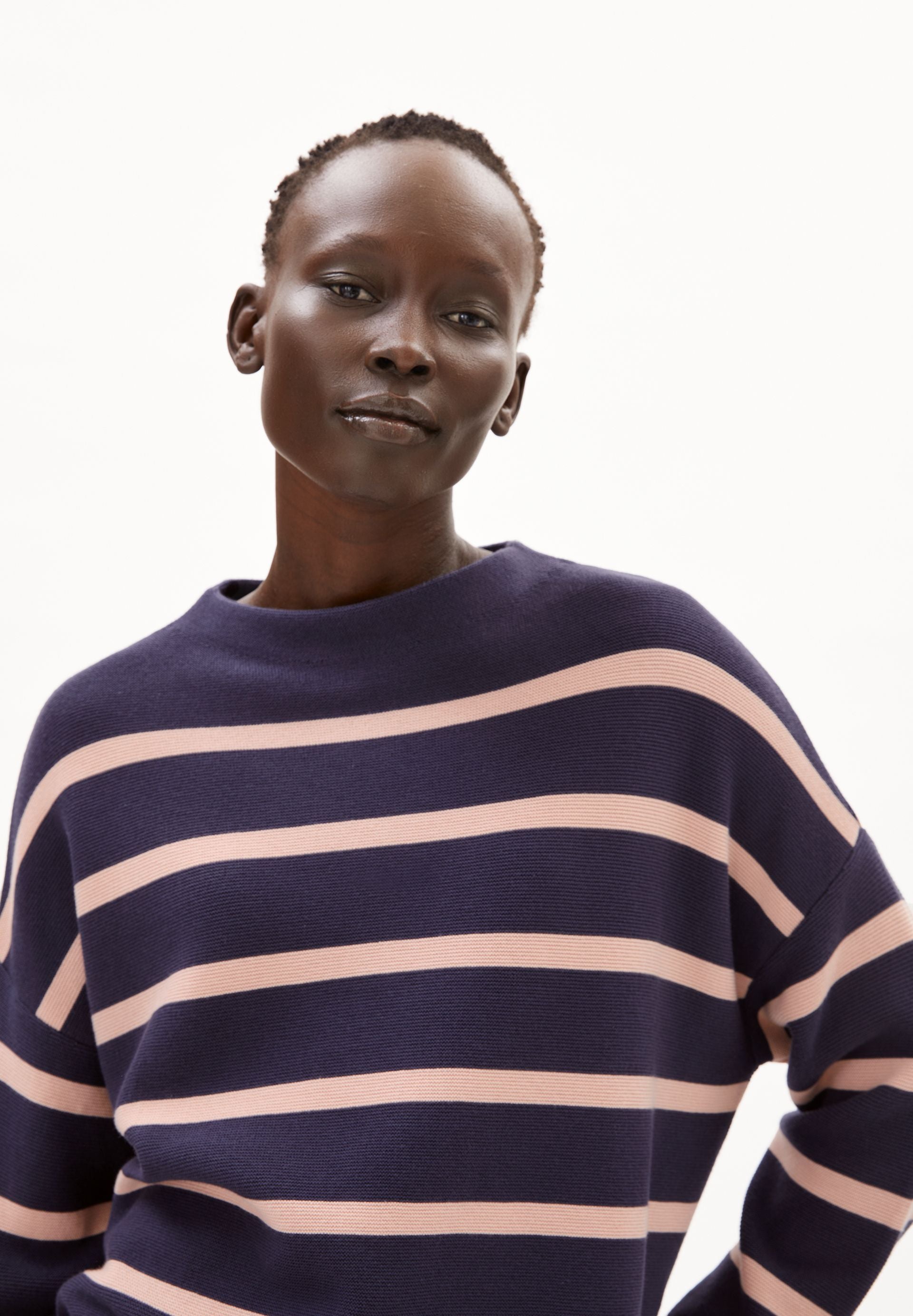 MERINAA STRIPES Pullover from organic cotton