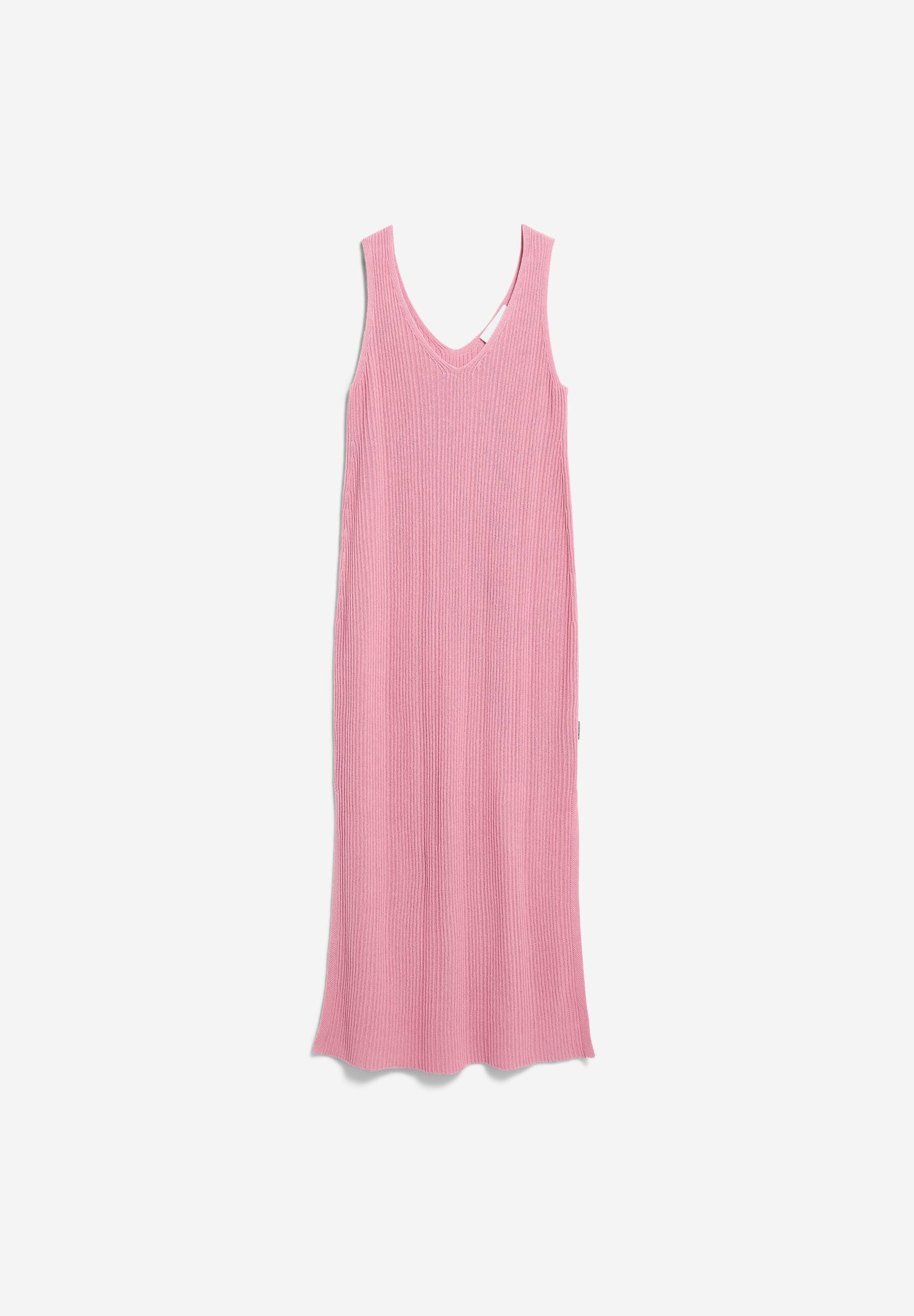 LINEN BLEND KNIT DRESS for women in pink LINEN BLEND KNIT DRESS for women in pink