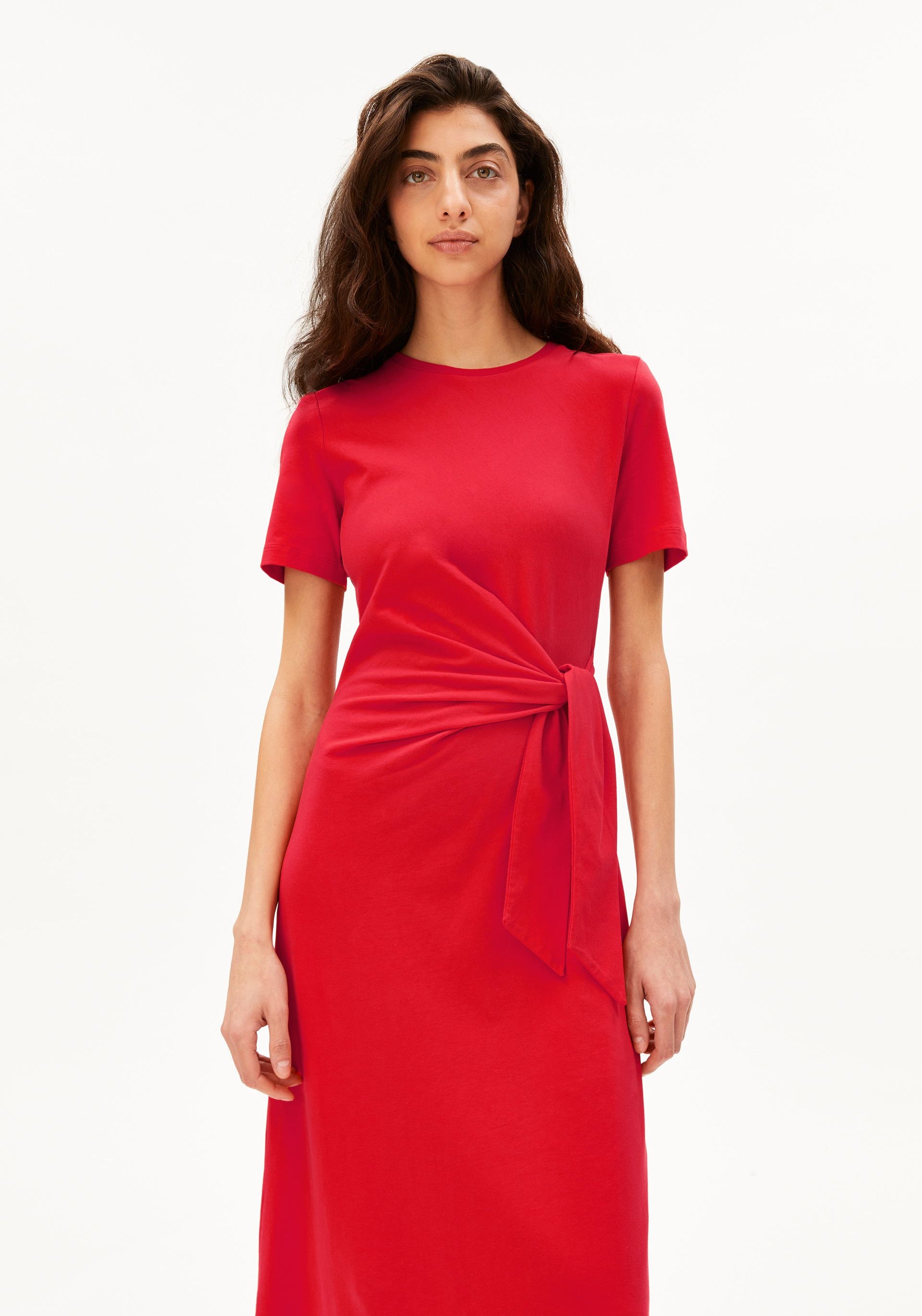 JELTAA JERSEY DRESS for women in red JELTAA JERSEY DRESS for women in red