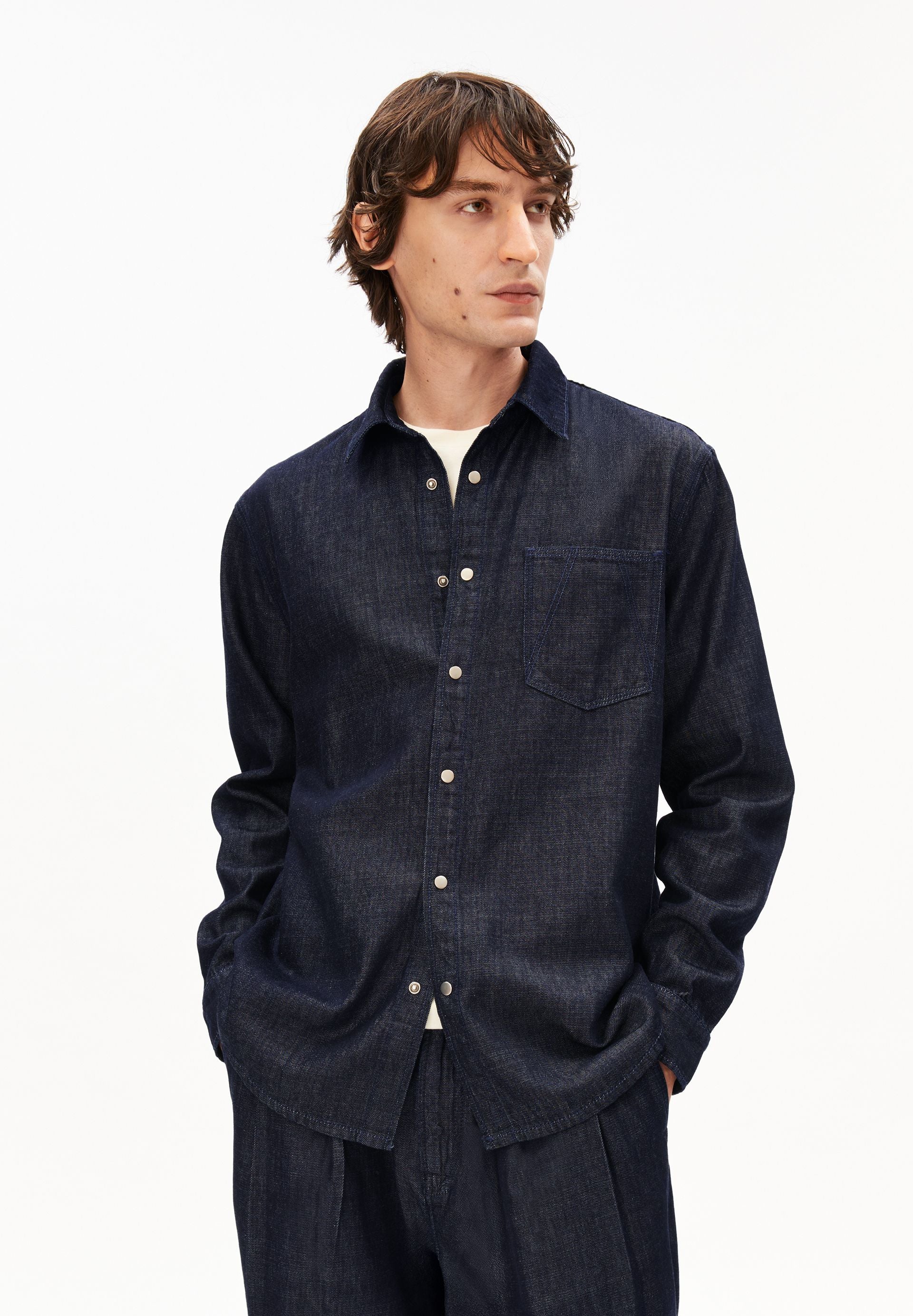 Chemise manches longues Homme CLOUDS/DO Vent du cap gris Chemise manches longues Homme CLOUDS/DO Vent du cap gris