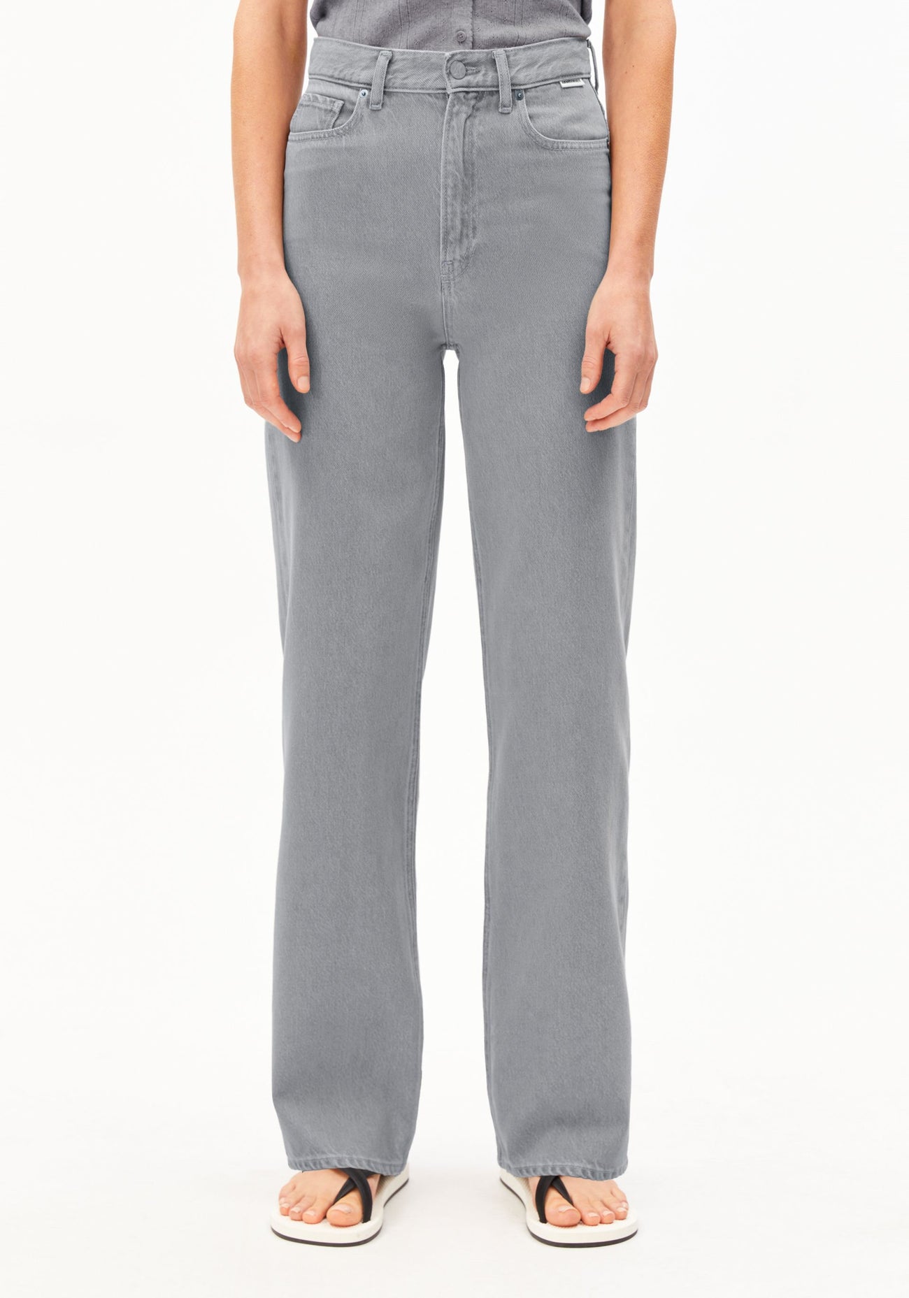 ENIJAA HIGH WAIST WIDE JEAN for women in blue