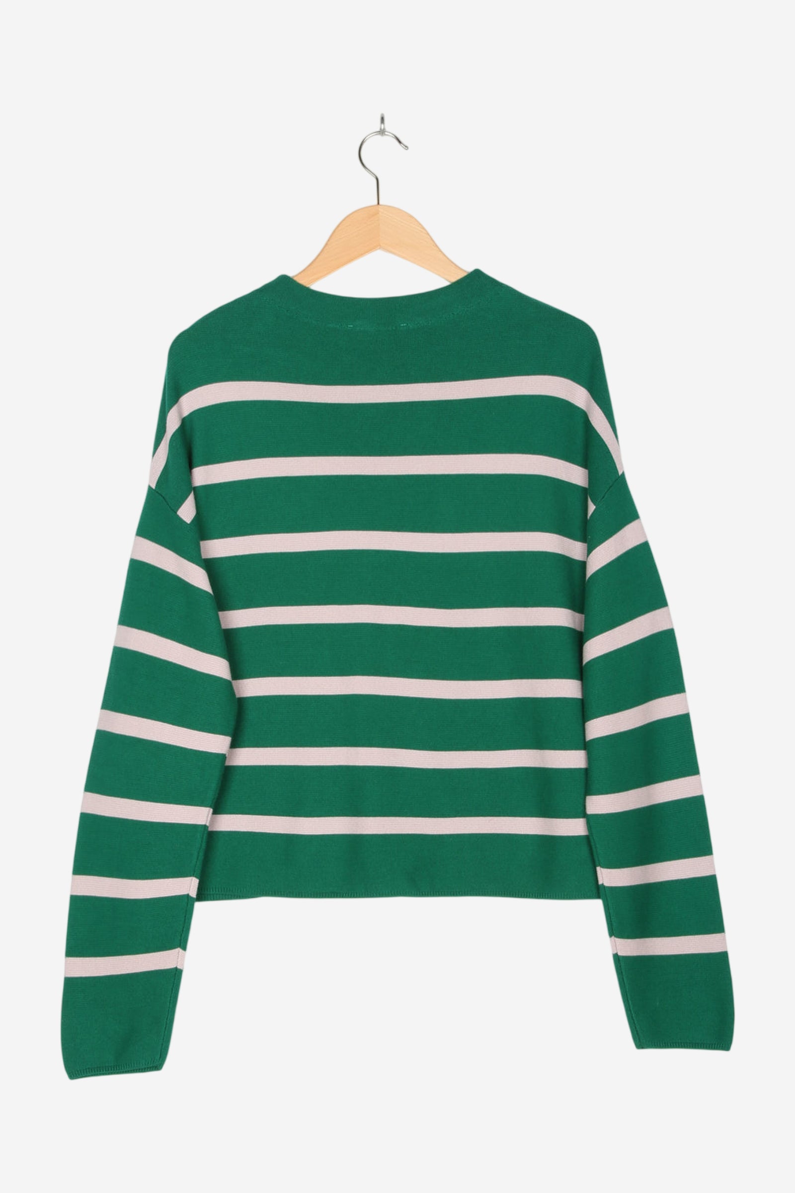 Strickpullover mit Streifen