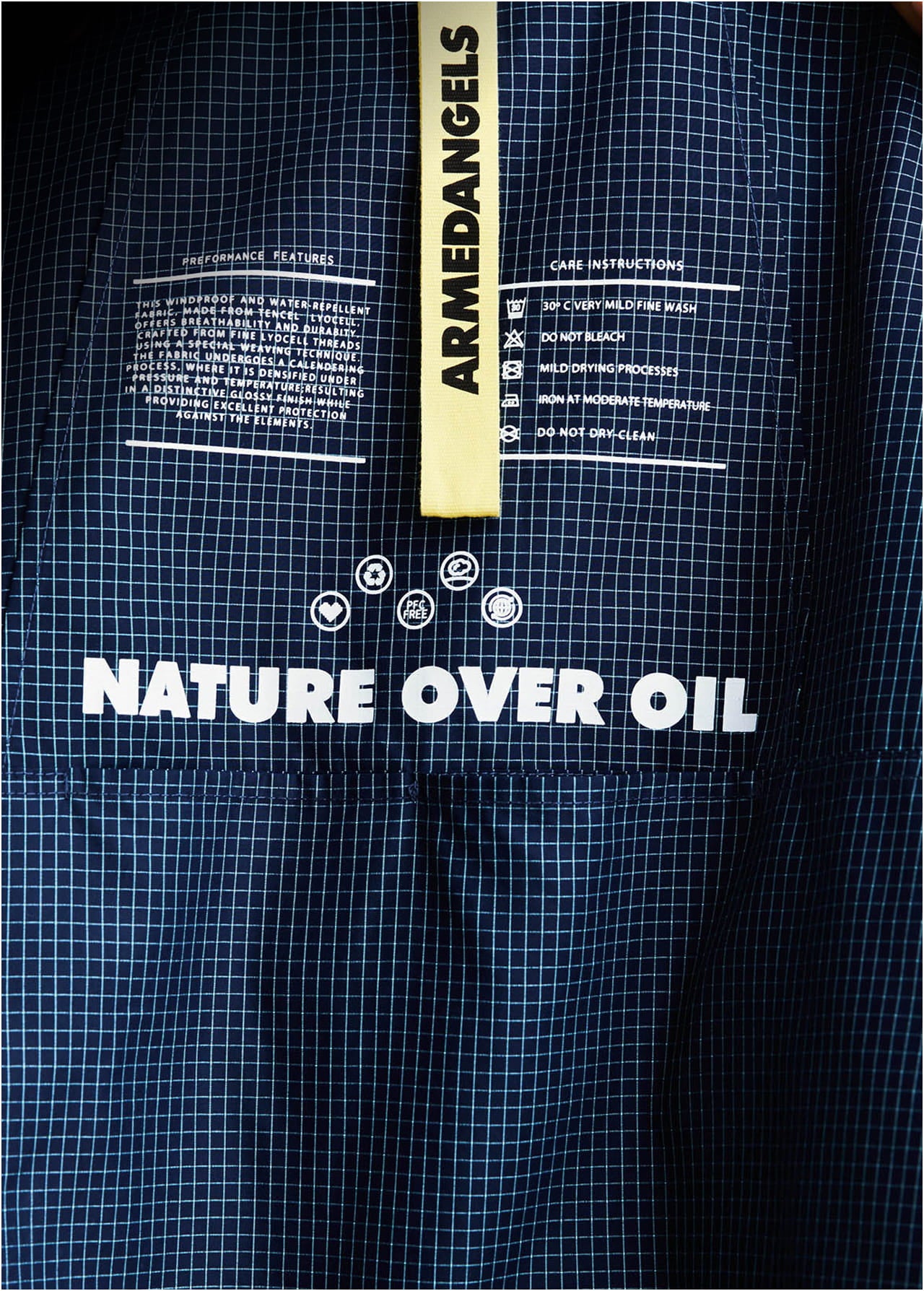 Nahaufnahme Print der Outerwear Jacke