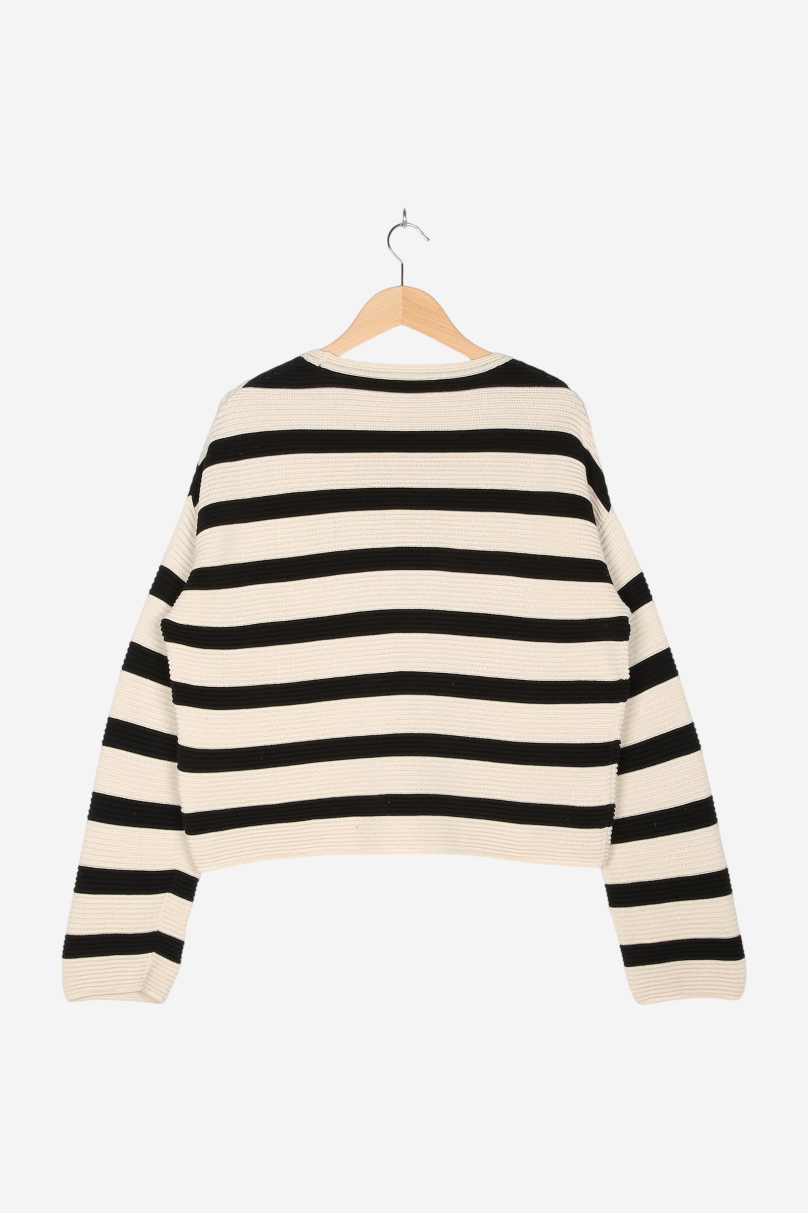Strickpullover mit Streifen