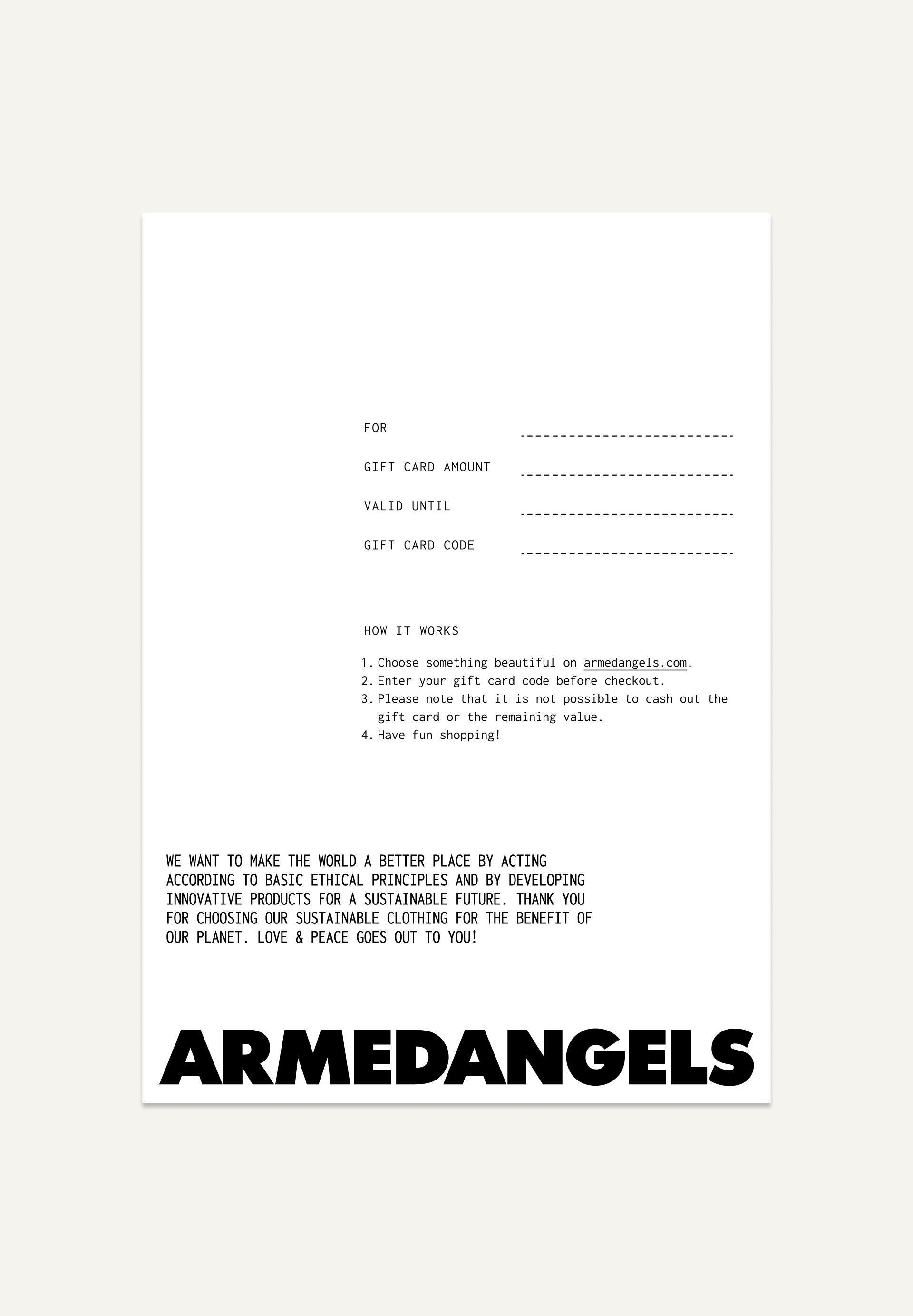 Geschenkgutschein