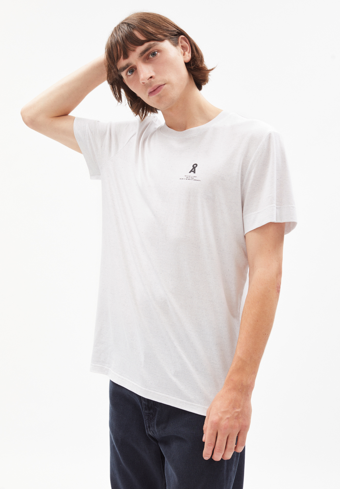 AADO CIRCULAR LOGO T-Shirt Relaxed Fit made of TENCEL™ Lyocell Mix