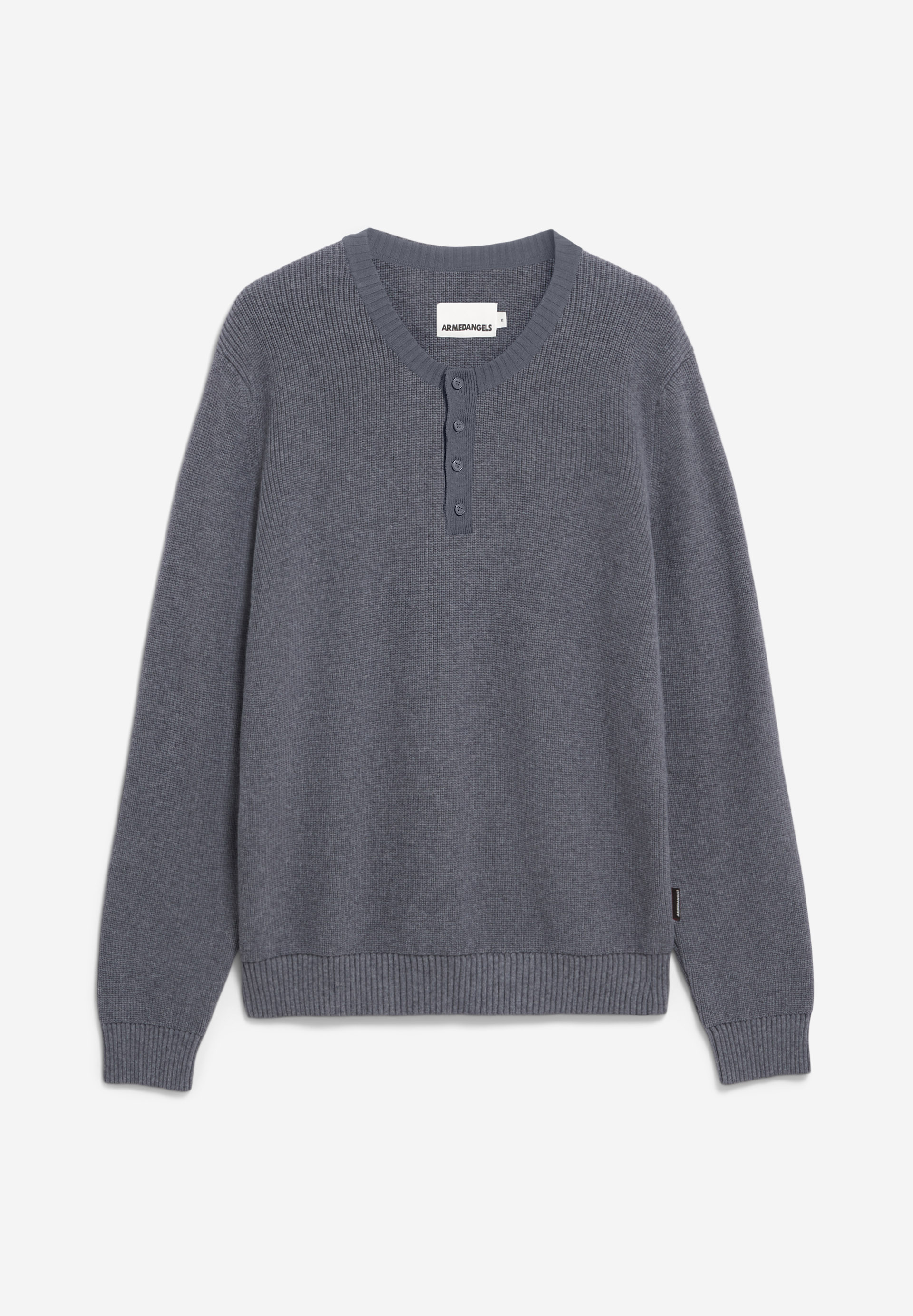 SAANTIAGO Pull coupe standard en laine mérinos bio mélangée