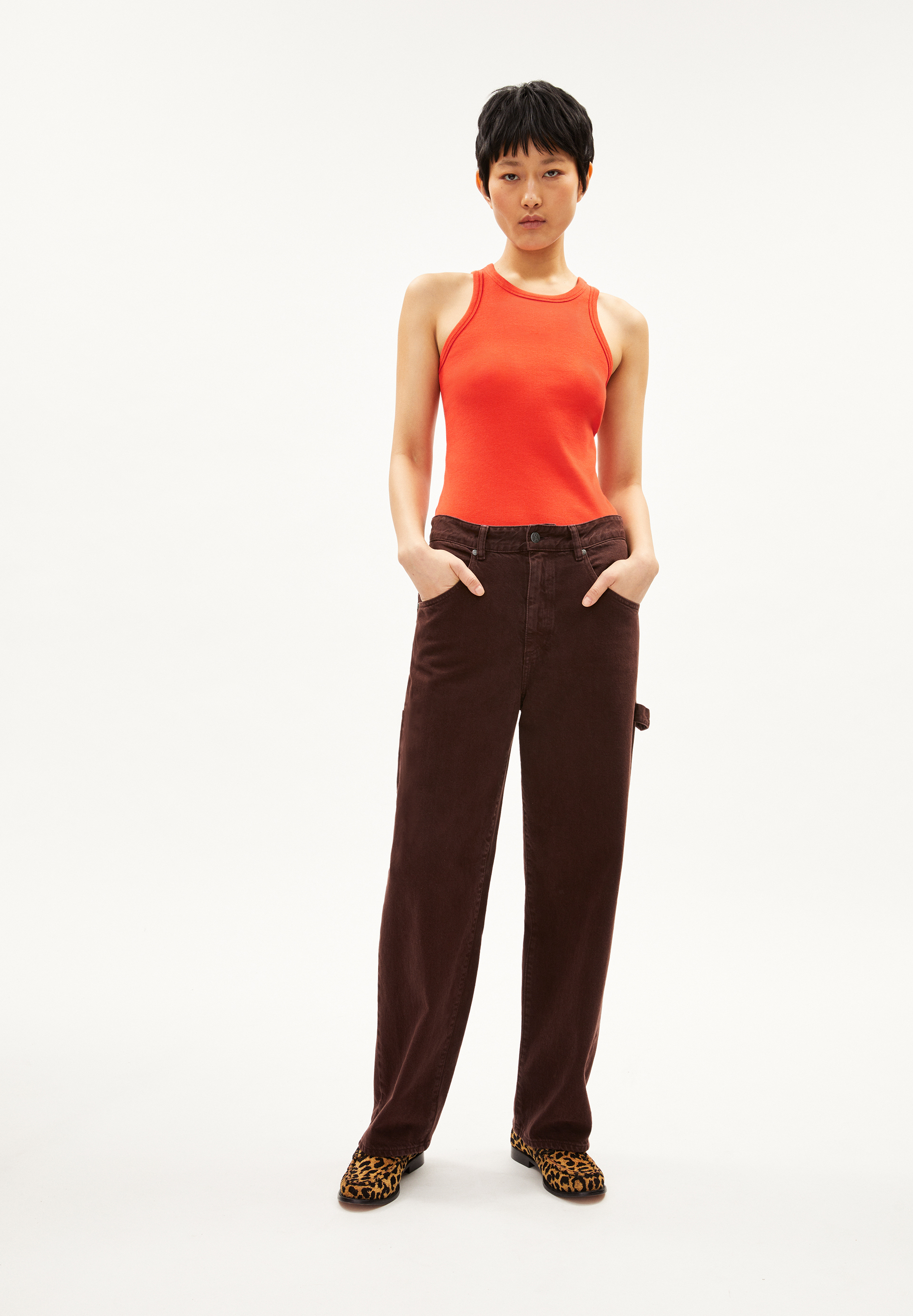 KANITAA Rib Top Slim Fit made of Organic Cotton Mix