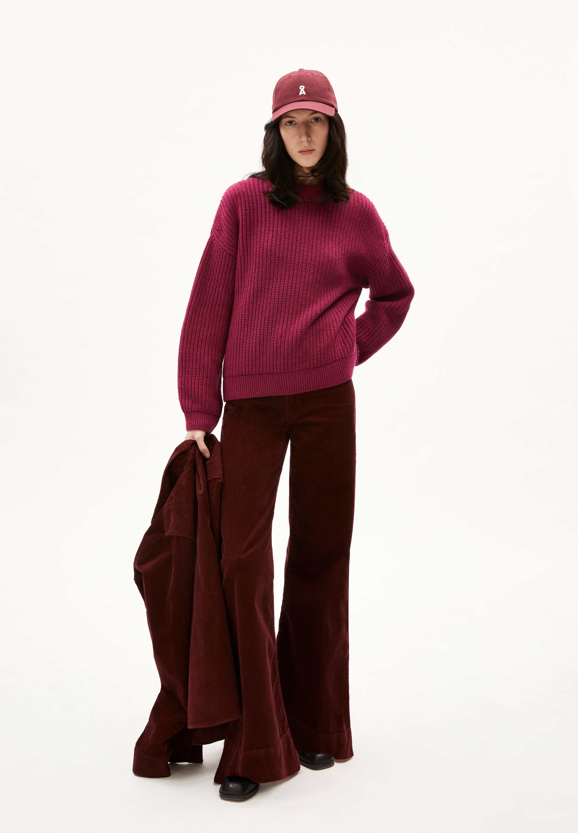 MURLIAA CORDUROY in cranberry juice for Women