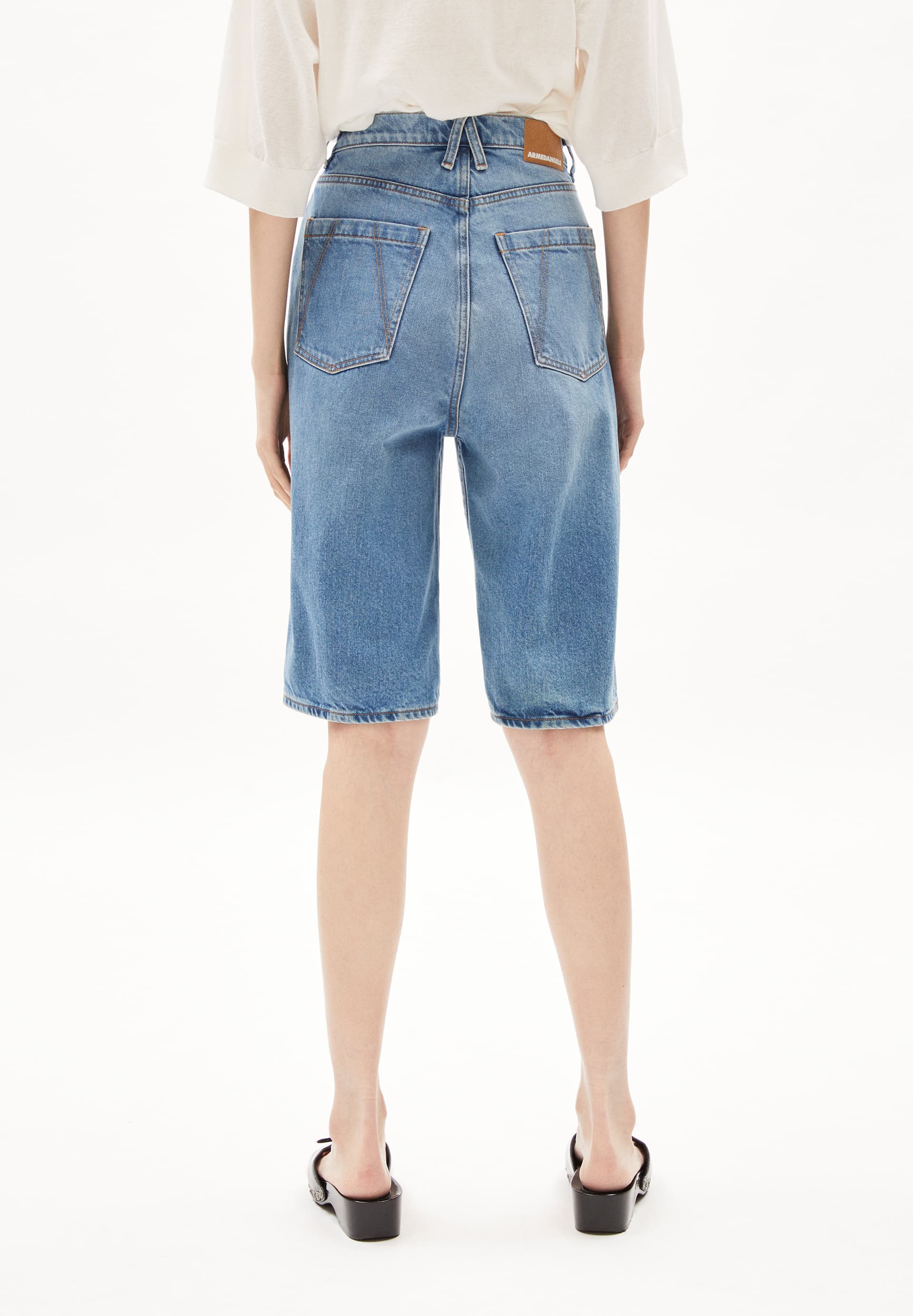 KAIJAAN Jeans Shorts aus recyceltem Baumwoll Mix