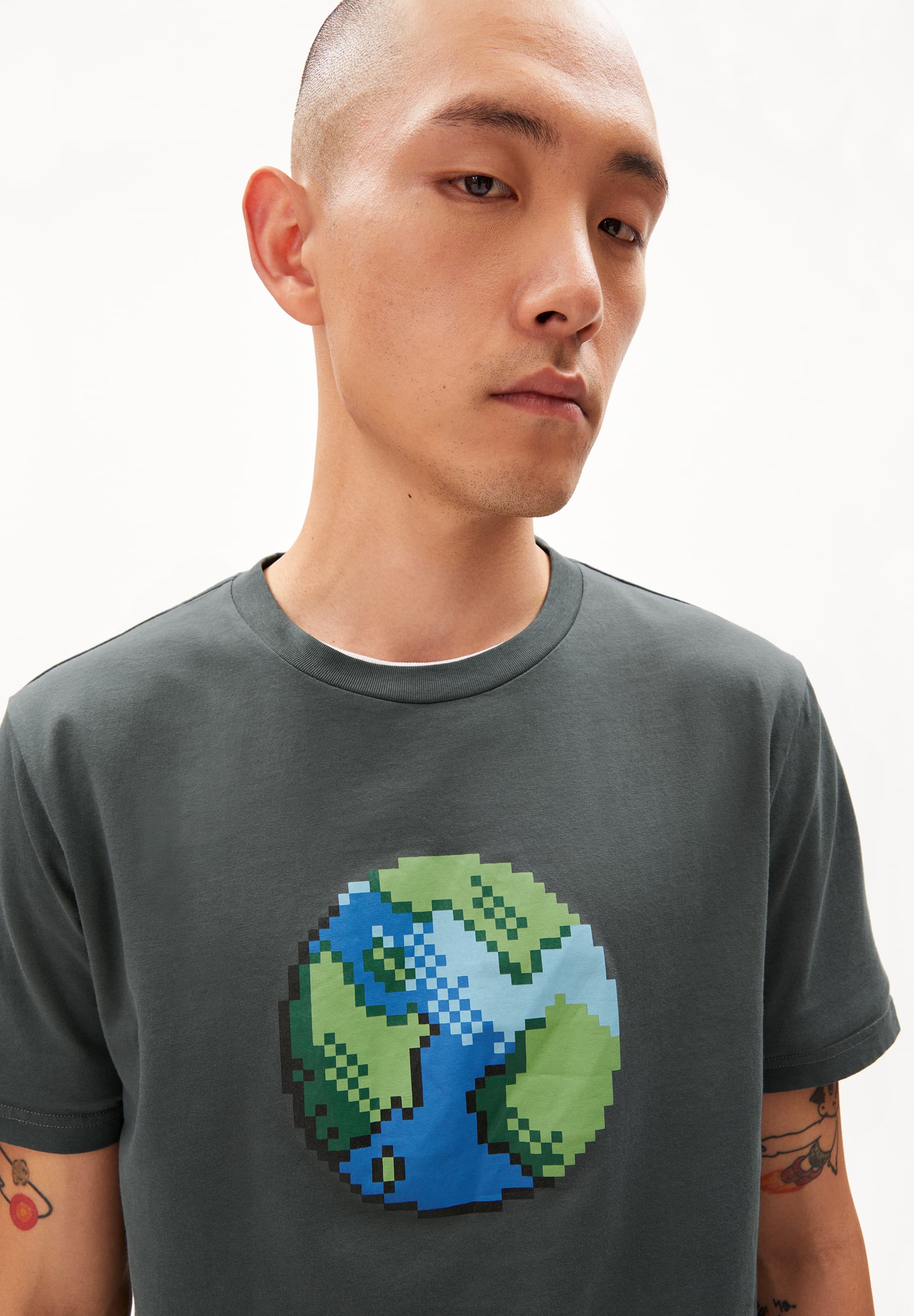 JAAMES PLAANET T-Shirt Regular Fit van Bio katoen