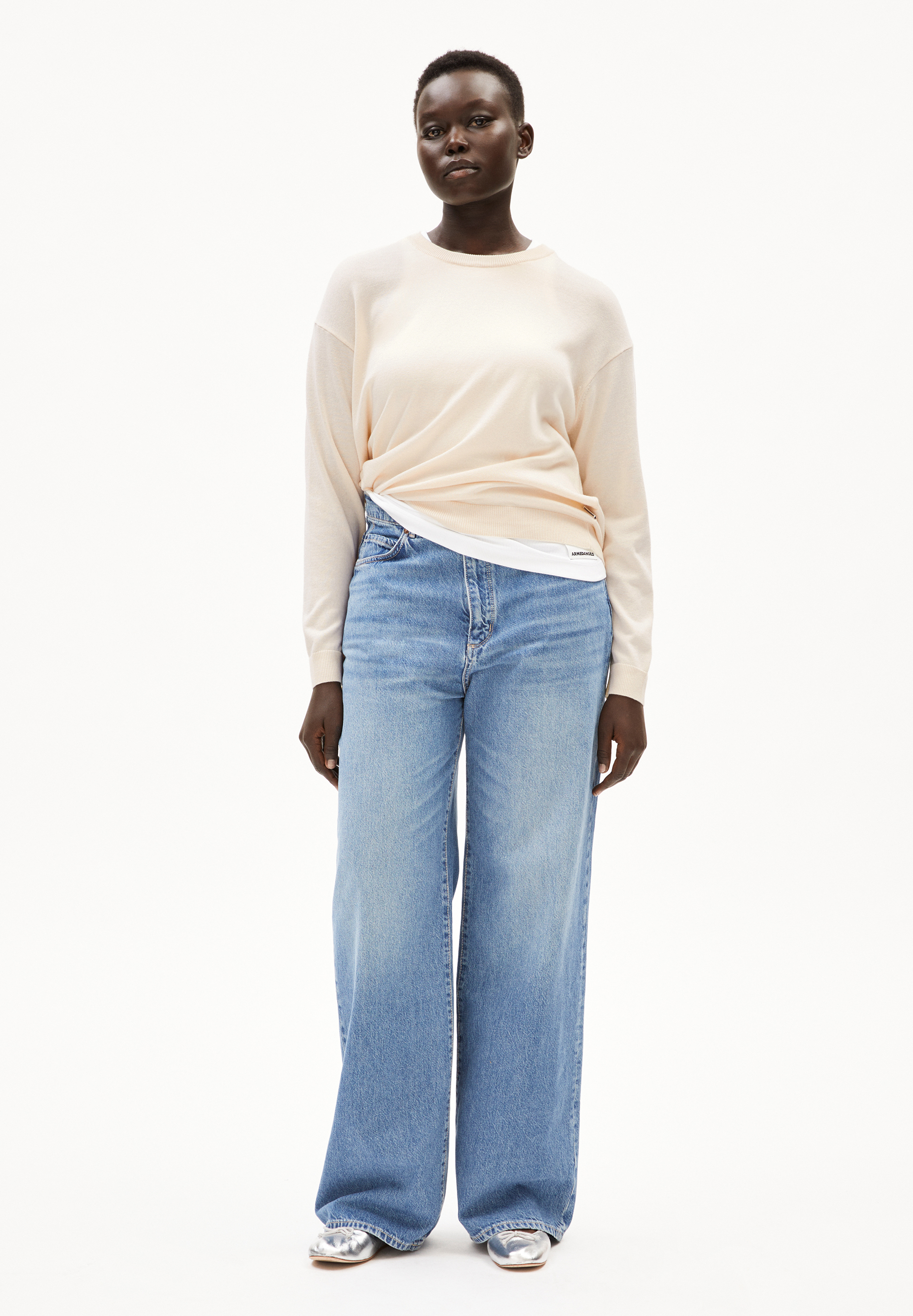 LARUNAA Pull en coton biologique mélangé