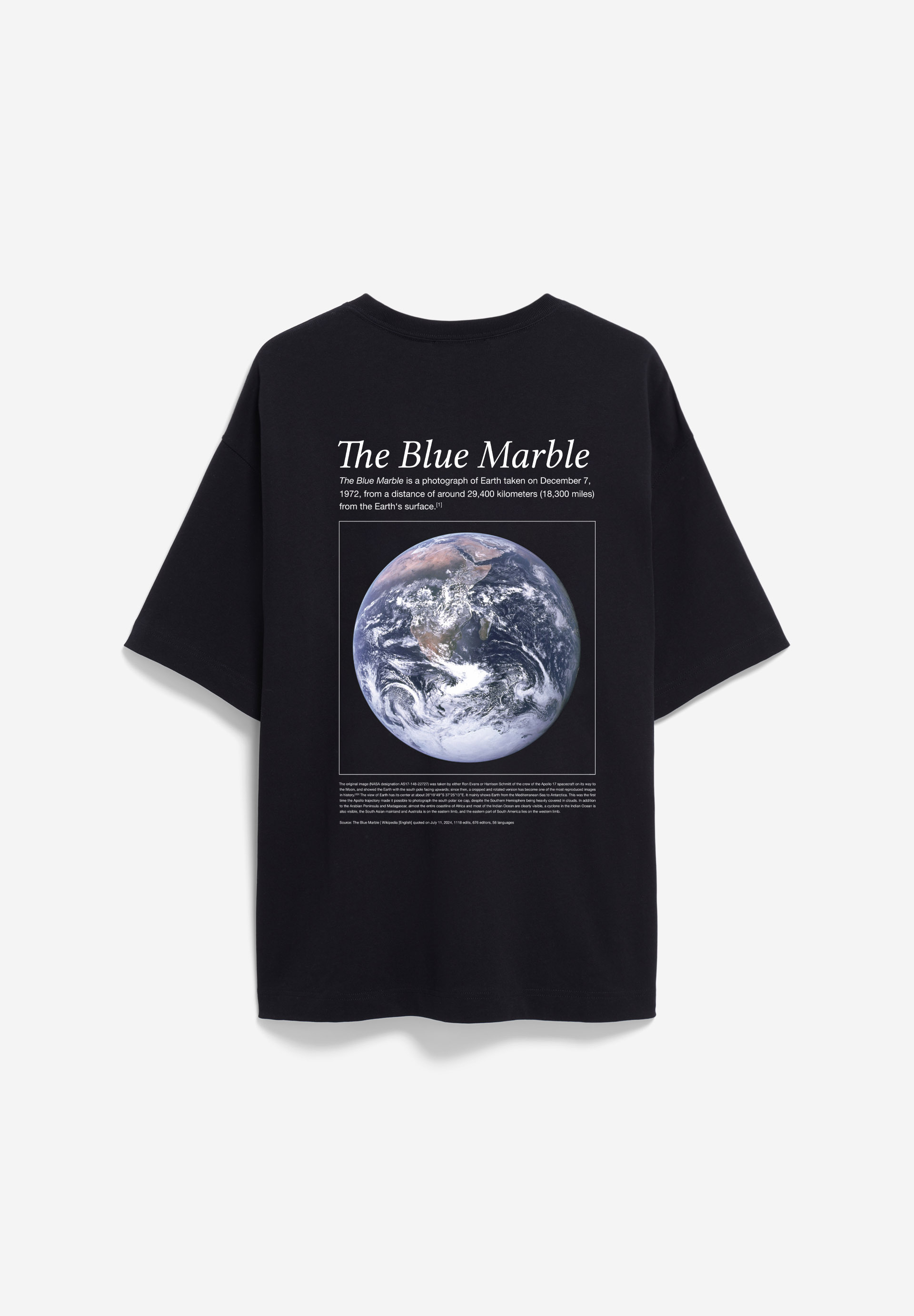 MIKAAS WIKIPEDIA T-shirt épais en coton recyclé