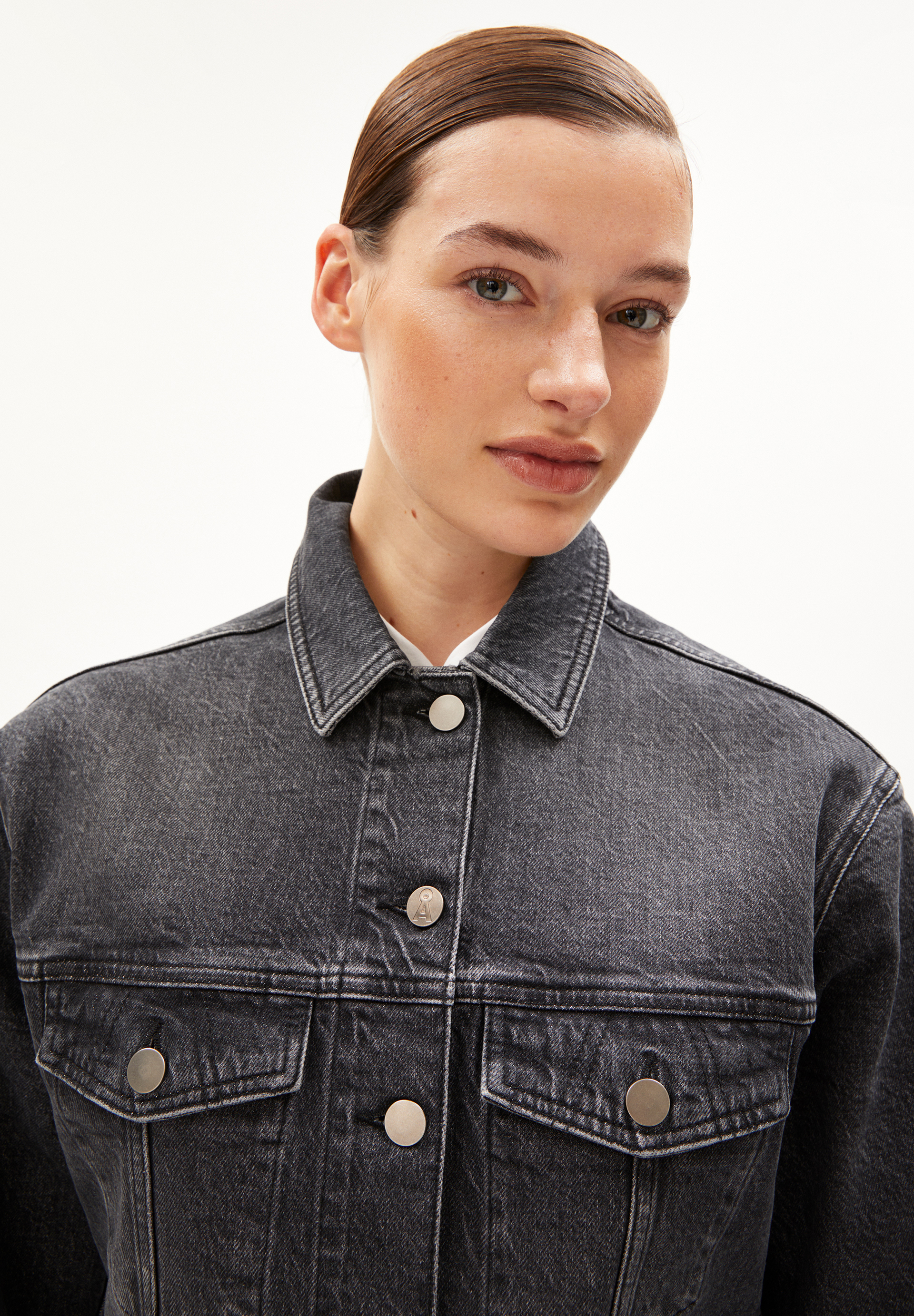 DENSIAA Denim Jacket Oversized Fit made of Organic Cotton Mix