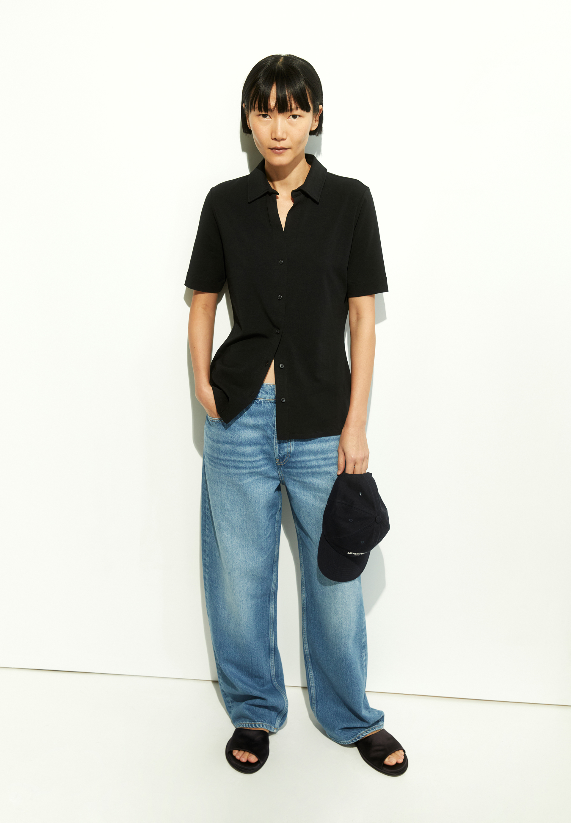 NALITAA Blouse en coton biologique mélangé