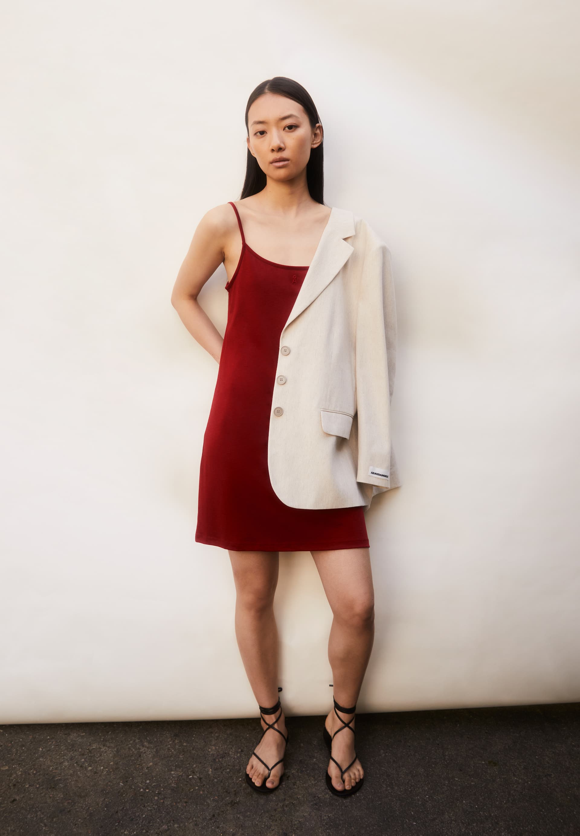 DAARIMA Jersey Dress Slim Fit made of TENCEL™ Lyocell Mix