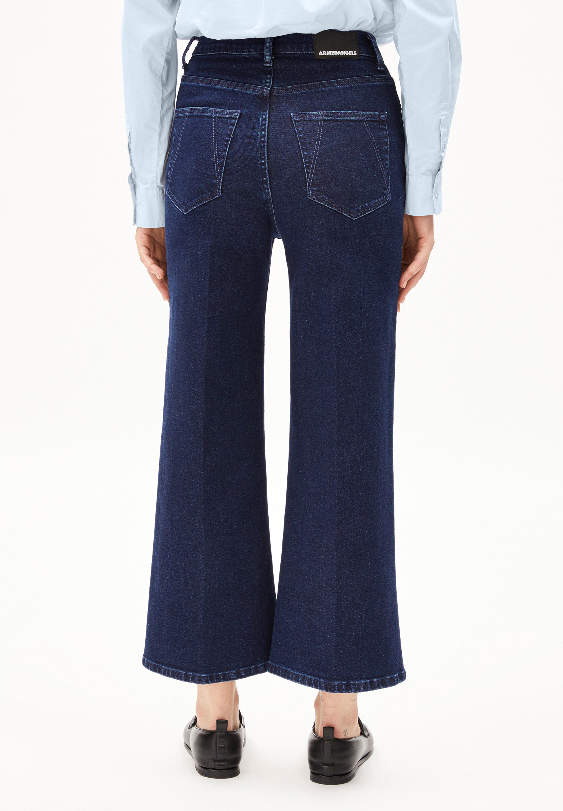 MURLIAA CROPPED Jean large en coton mélangé recyclé stretch confort