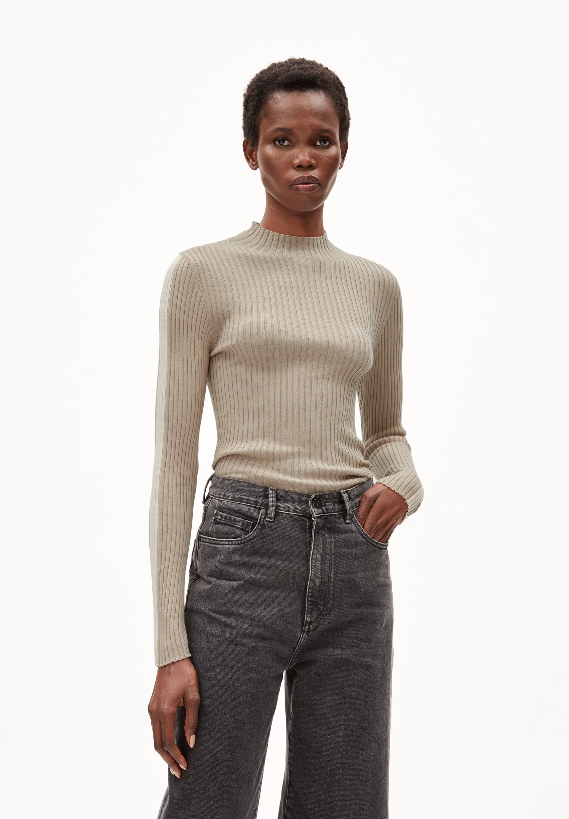 ALAANIA CLUB STRIPE Sweater Slim Fit made of Organic Cotton