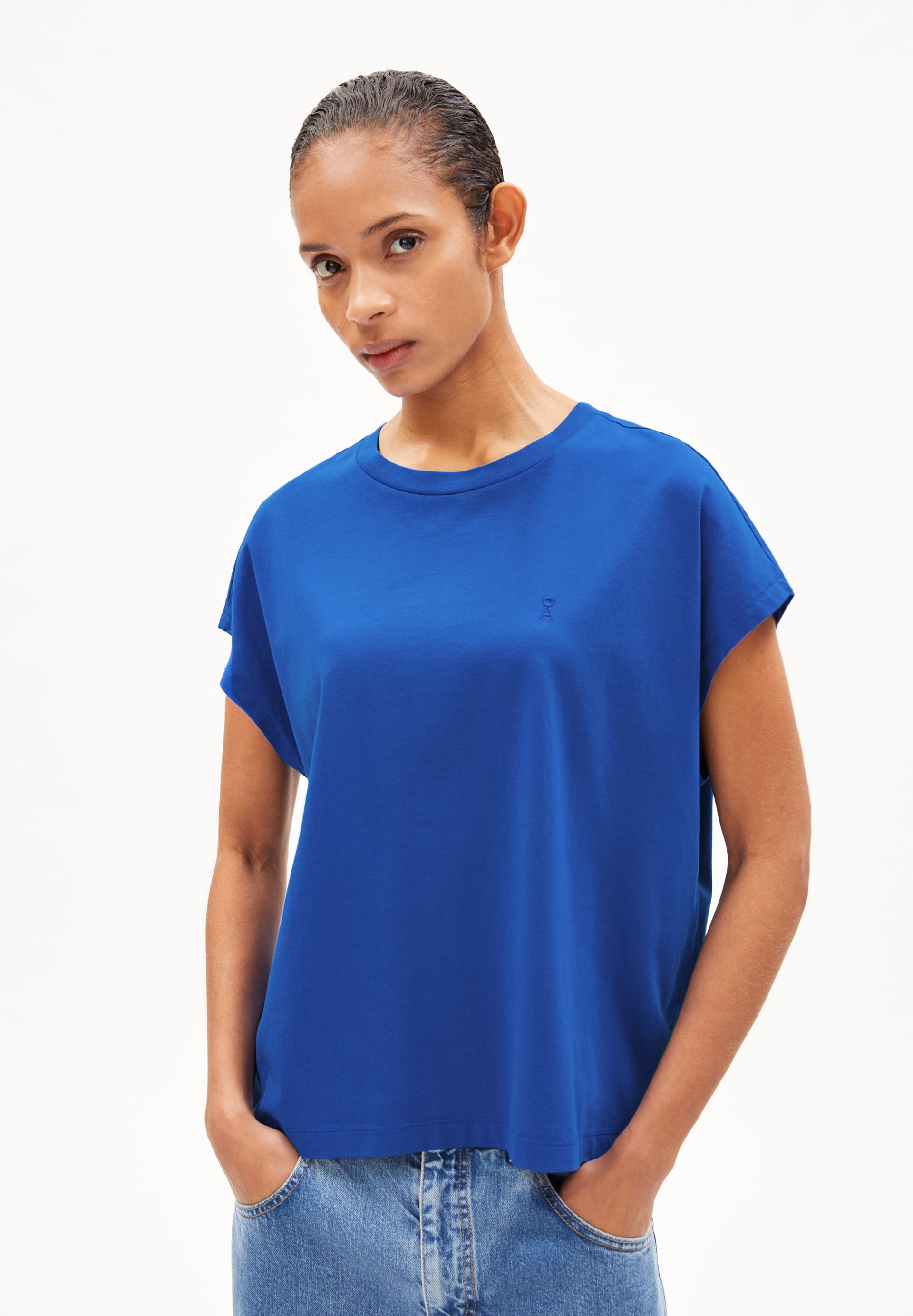 INAARA T-shirt coupe oversize en coton bio