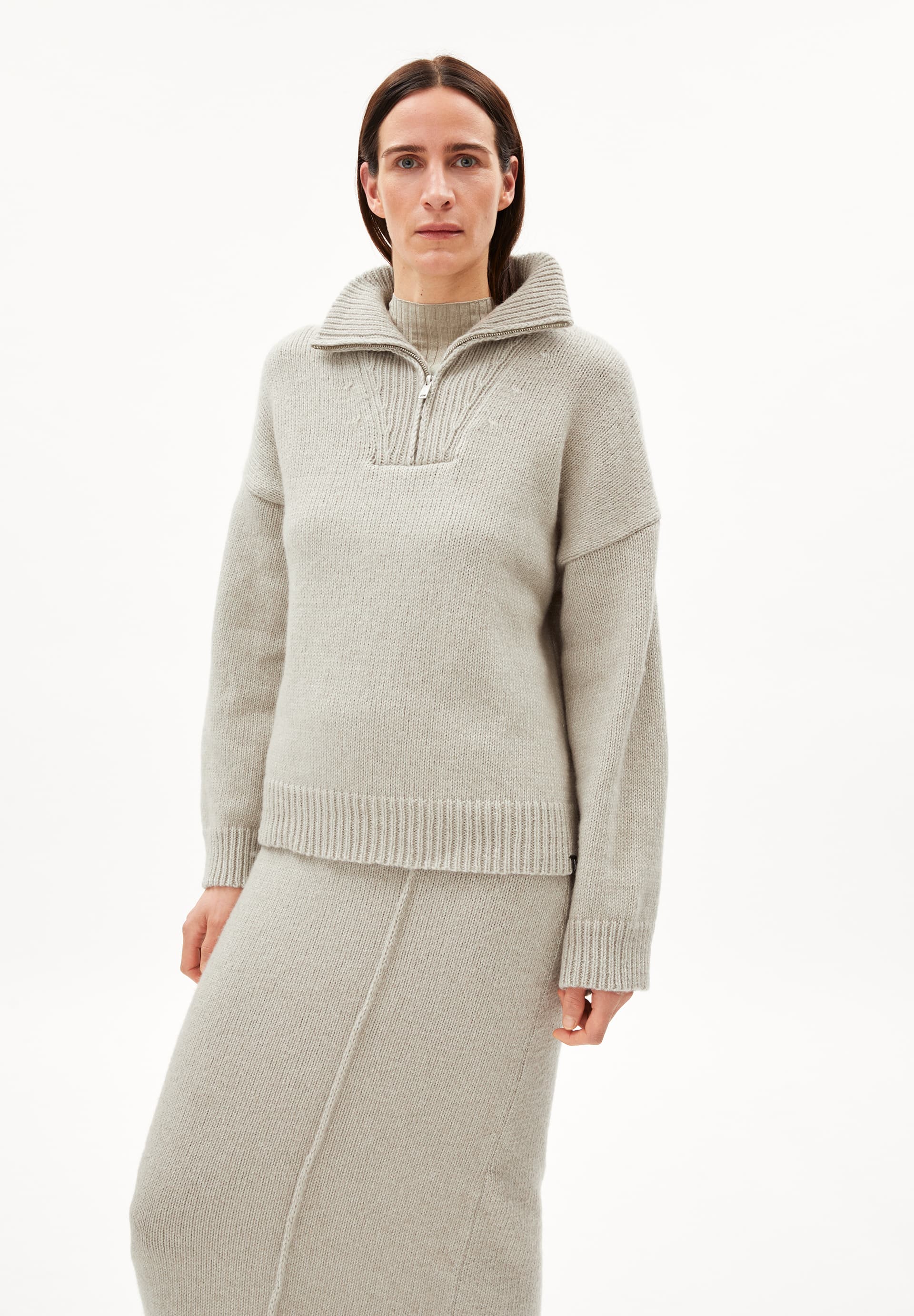 RONYAAS SOFT Sweater Loose Fit made of Organic Cotton Merino Mix