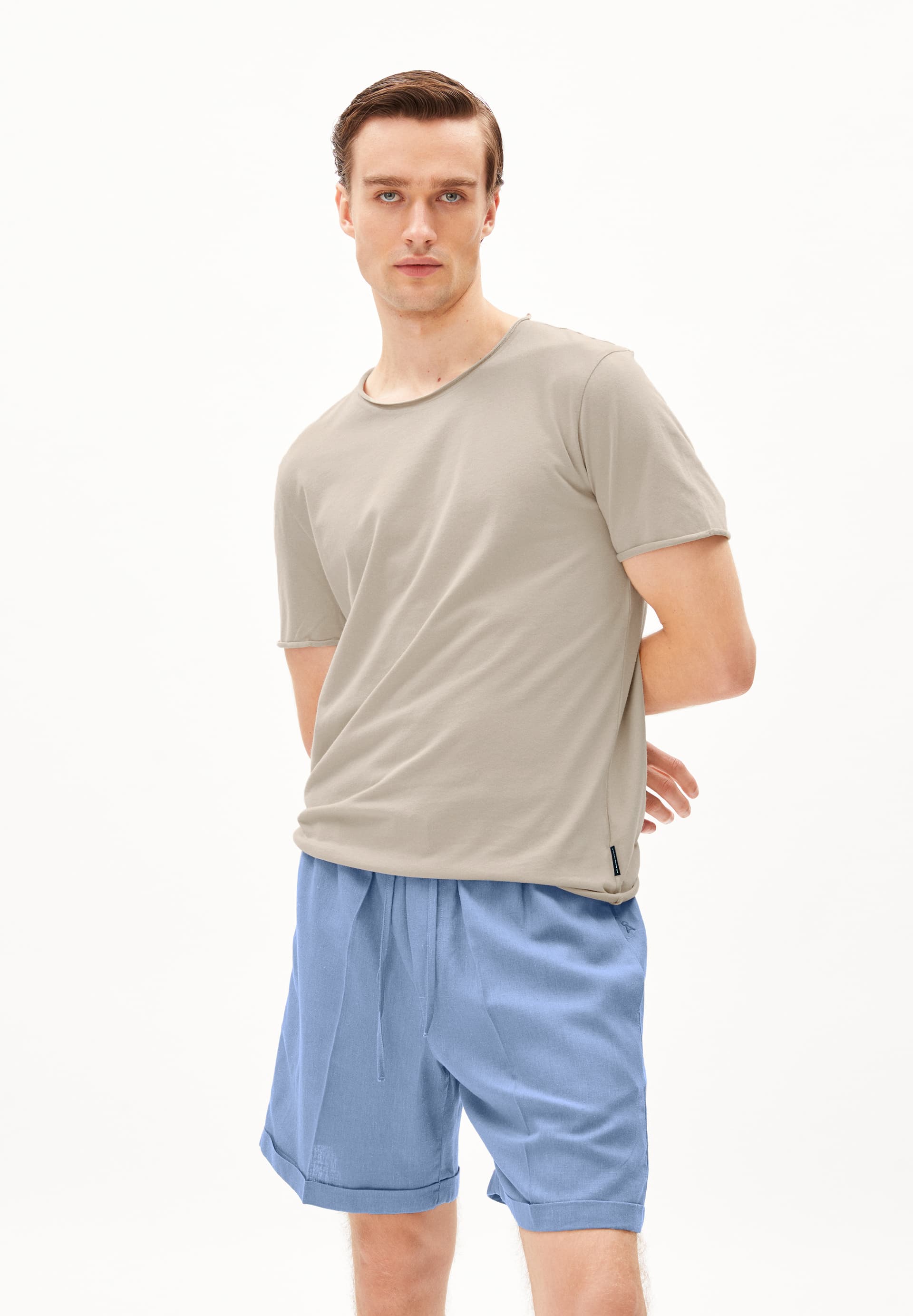 AAMON BRUSHED T-Shirt Regular Fit made of Organic Cotton