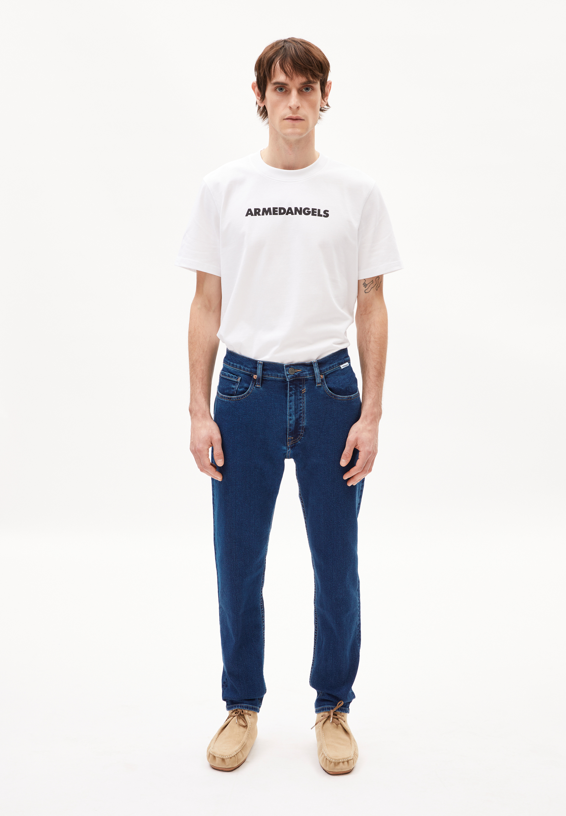 AARJO TARPA Tapered Jeans recycled cotton mix Comfort-Stretch