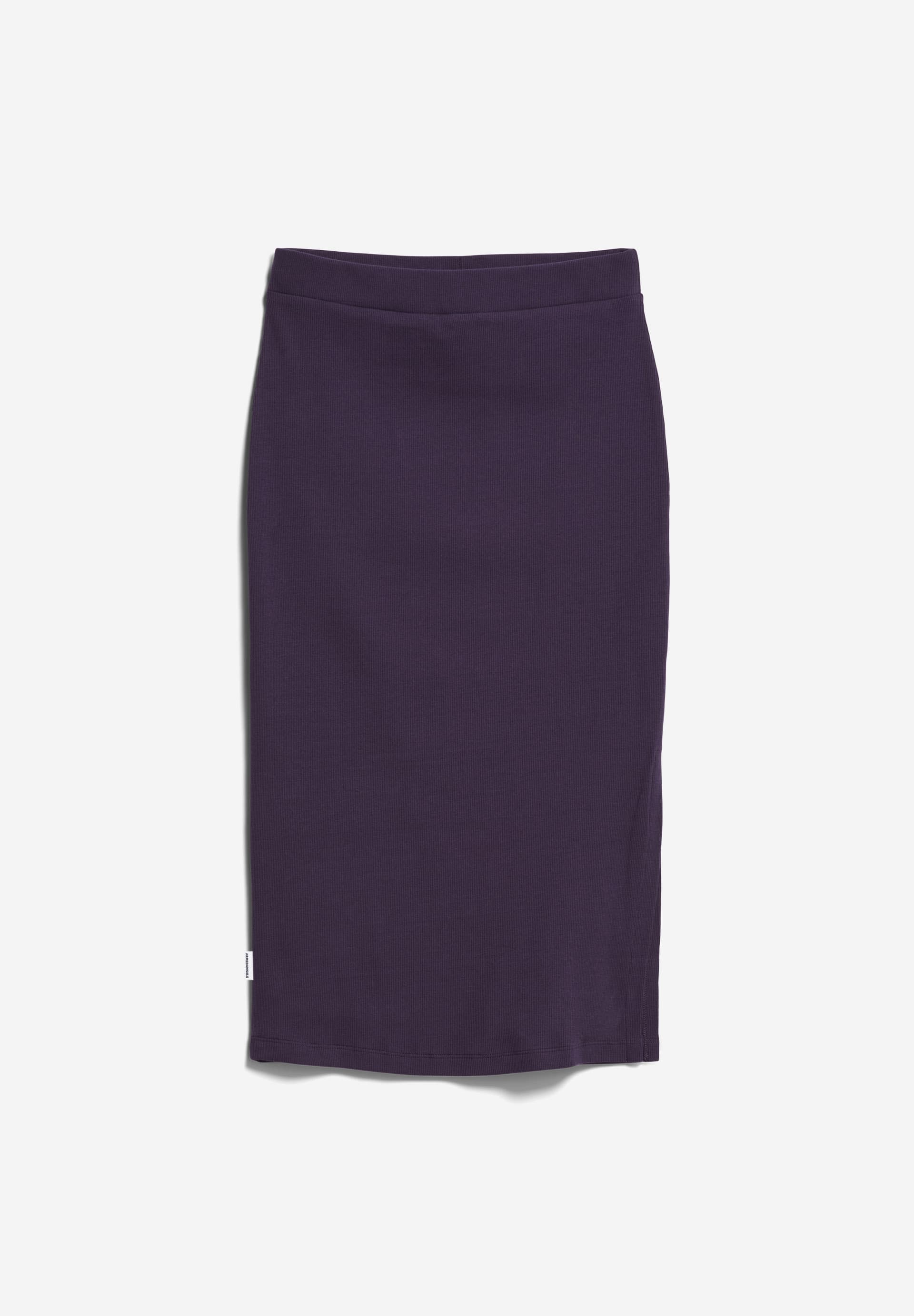 AZITAA Rib-Jersey Skirt Slim Fit made of Organic Cotton Mix