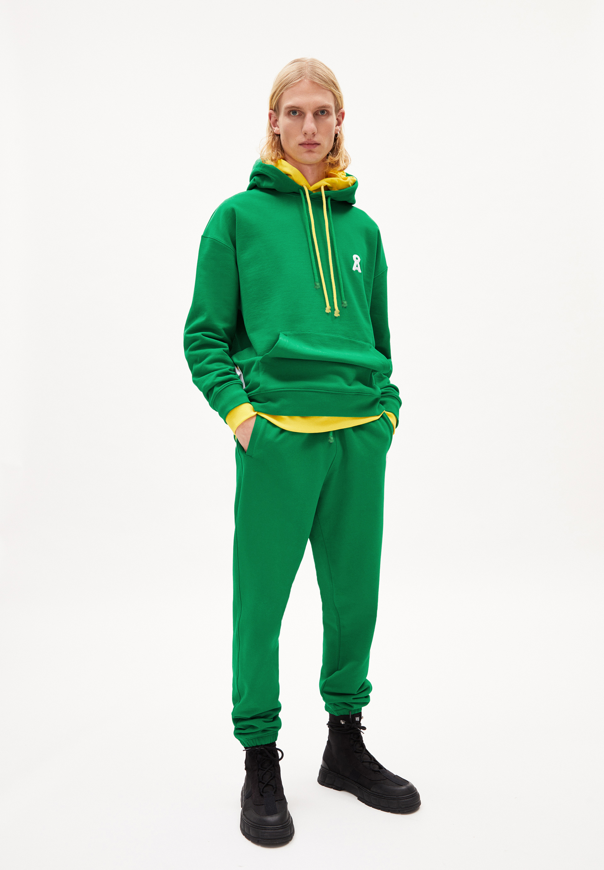 AAIKE ICONIC CAPSULE Heavyweight Sweathose Regular Fit aus Bio-Baumwoll Mix