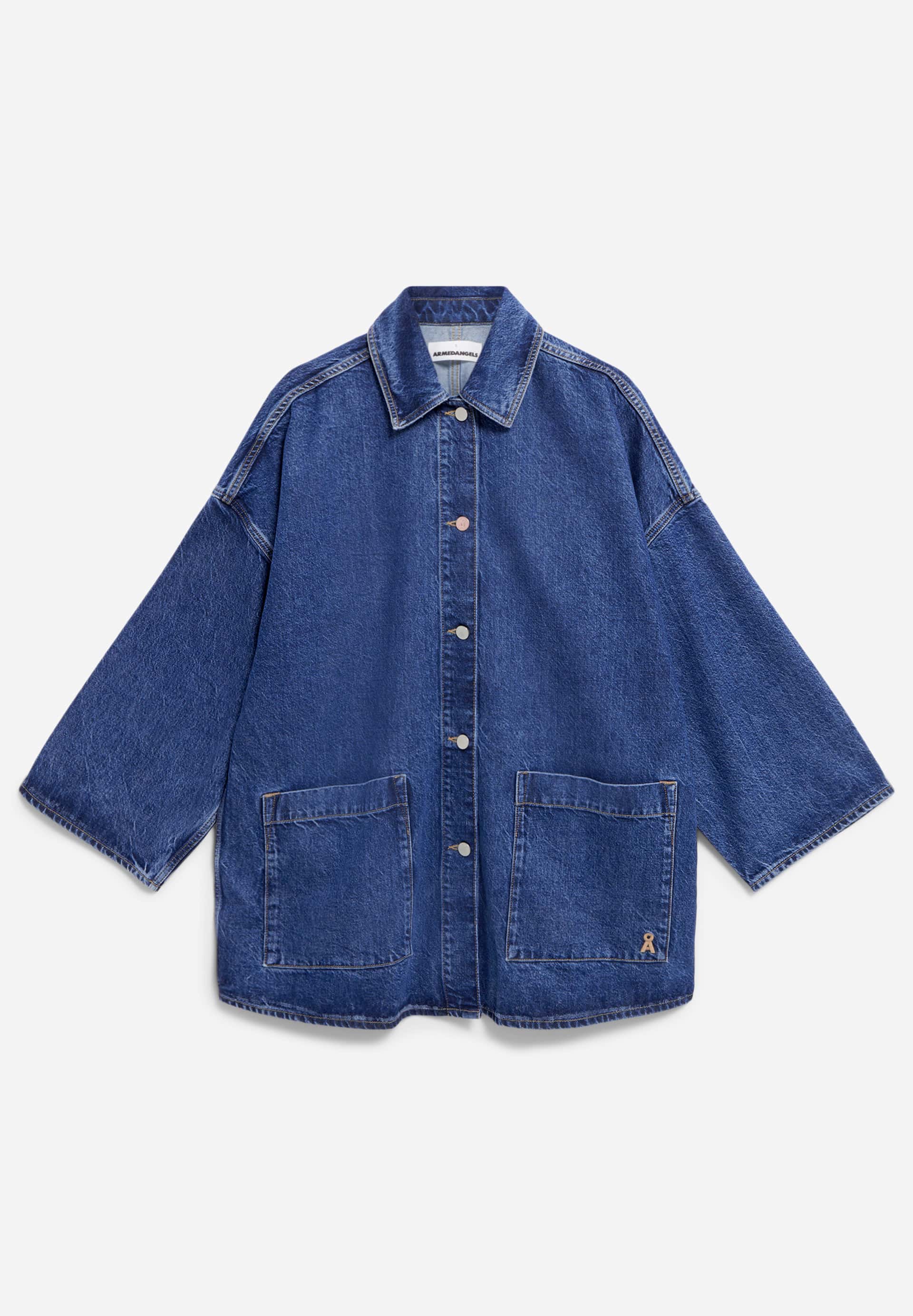 DRAAPY Denim Jacket Oversized Fit made of TENCEL™ Lyocell Mix