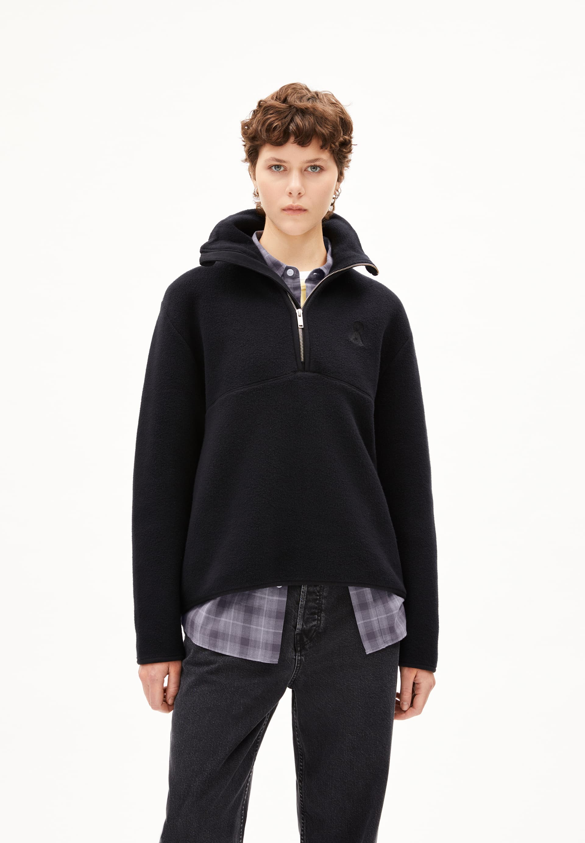HAARLEENAA Fleece Sweatshirt made of Organic Cotton