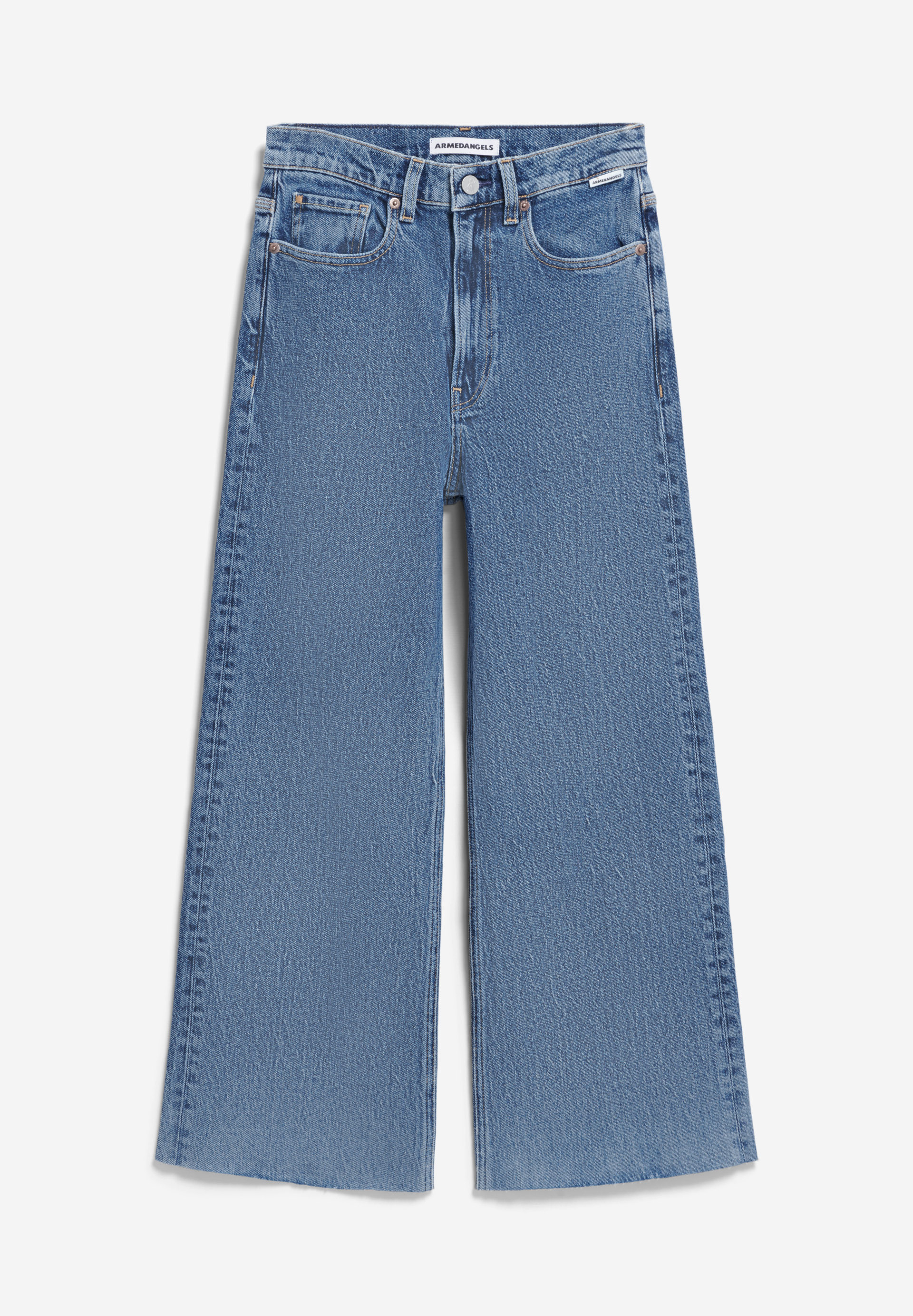 MURLIAA CROPPED Jean large en coton bio mélangé stretch confort