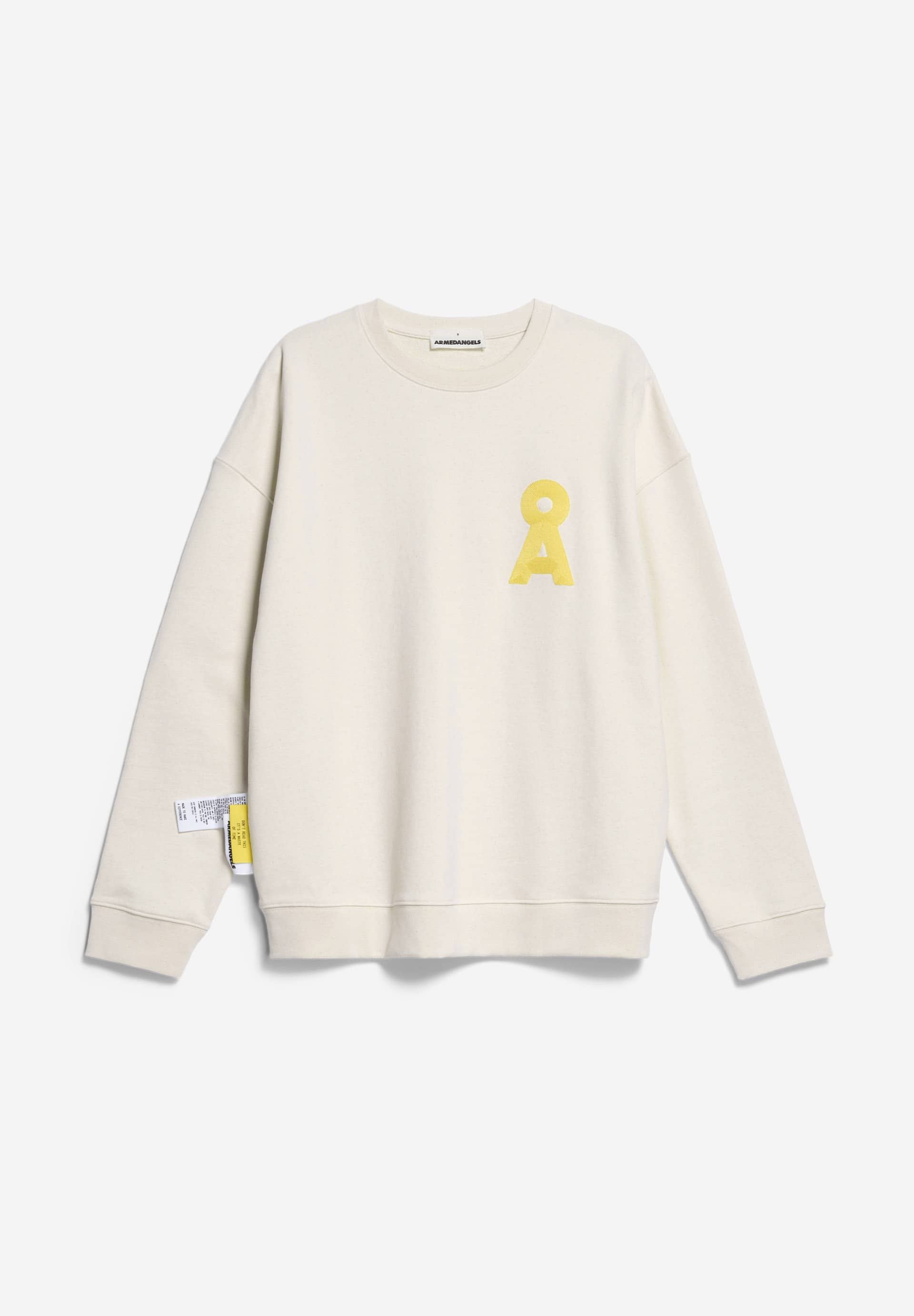 SASHAA ICONIC CAPSULE Zwaargewicht sweatshirt relaxed fit in bio katoenmix