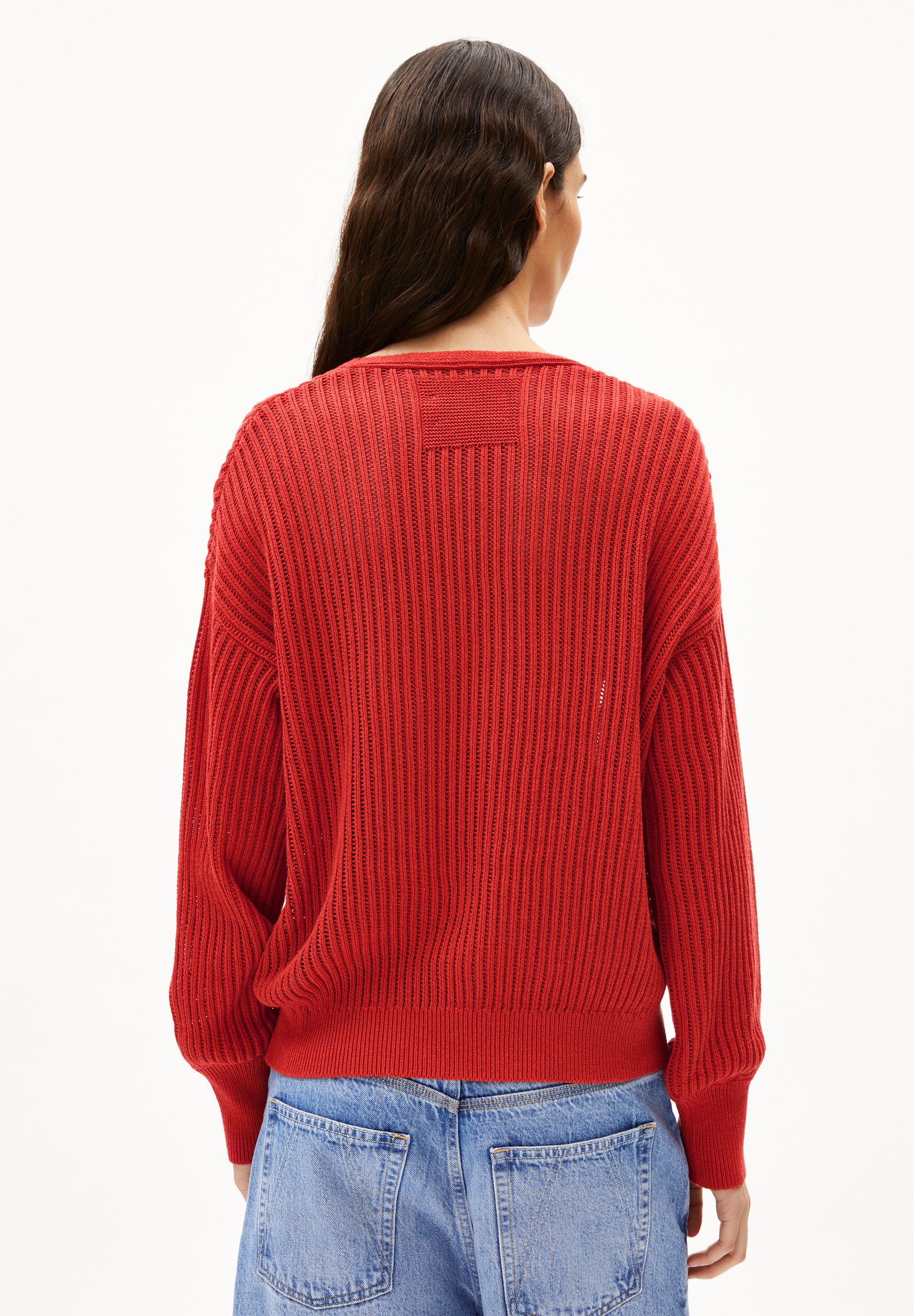 RABEAA CROCHET LINO Sweater made of Linen-Mix