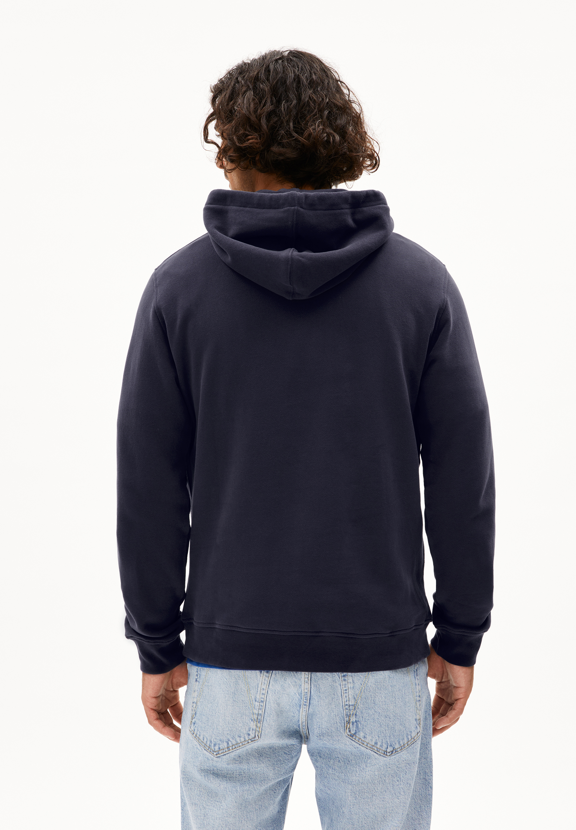 PAARLO COMFORT Sweat à capuche coupe standard en coton bio mélangé