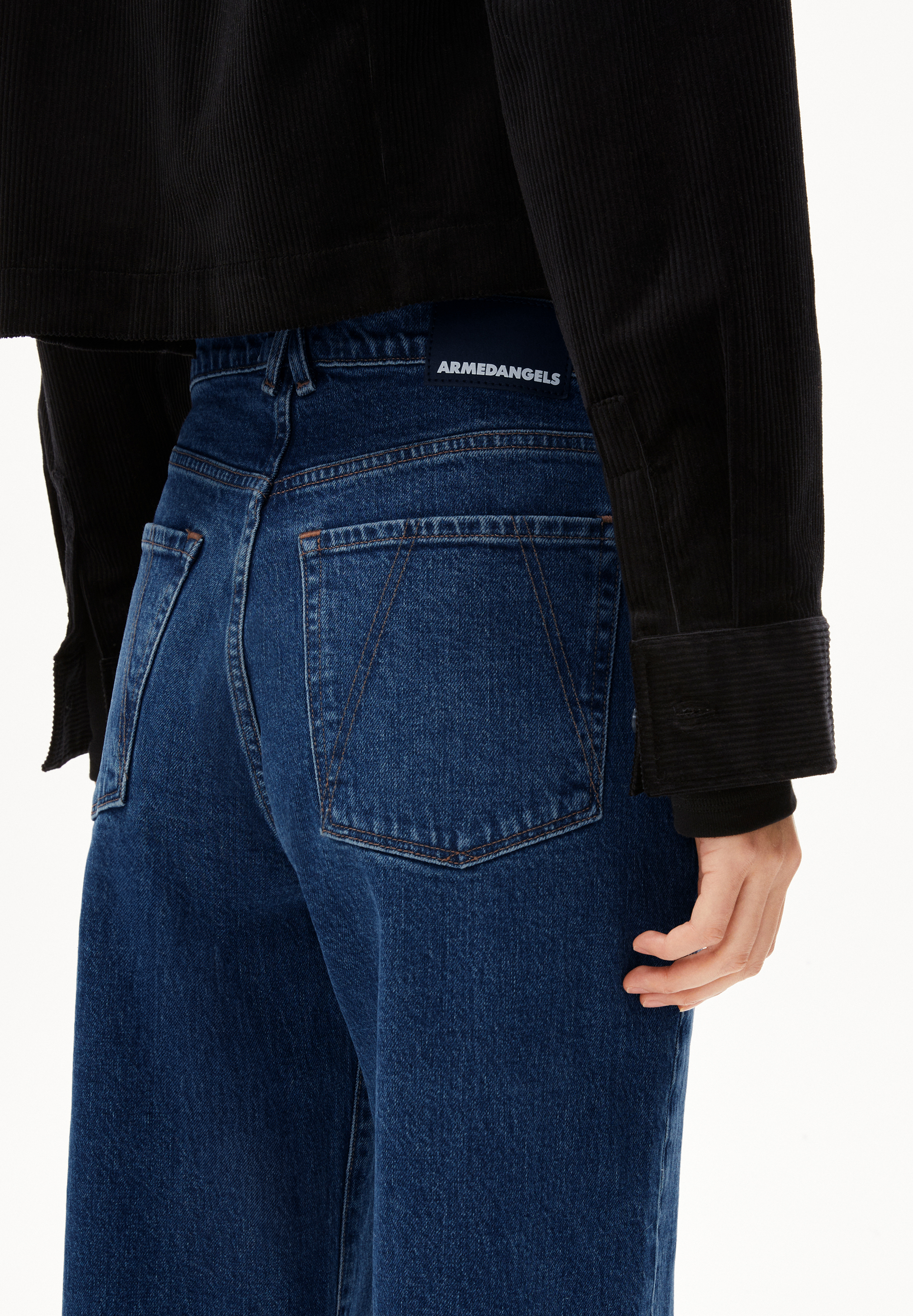 LIBRAAEA Wide Jeans Organic Cotton Mix Comfort-Stretch