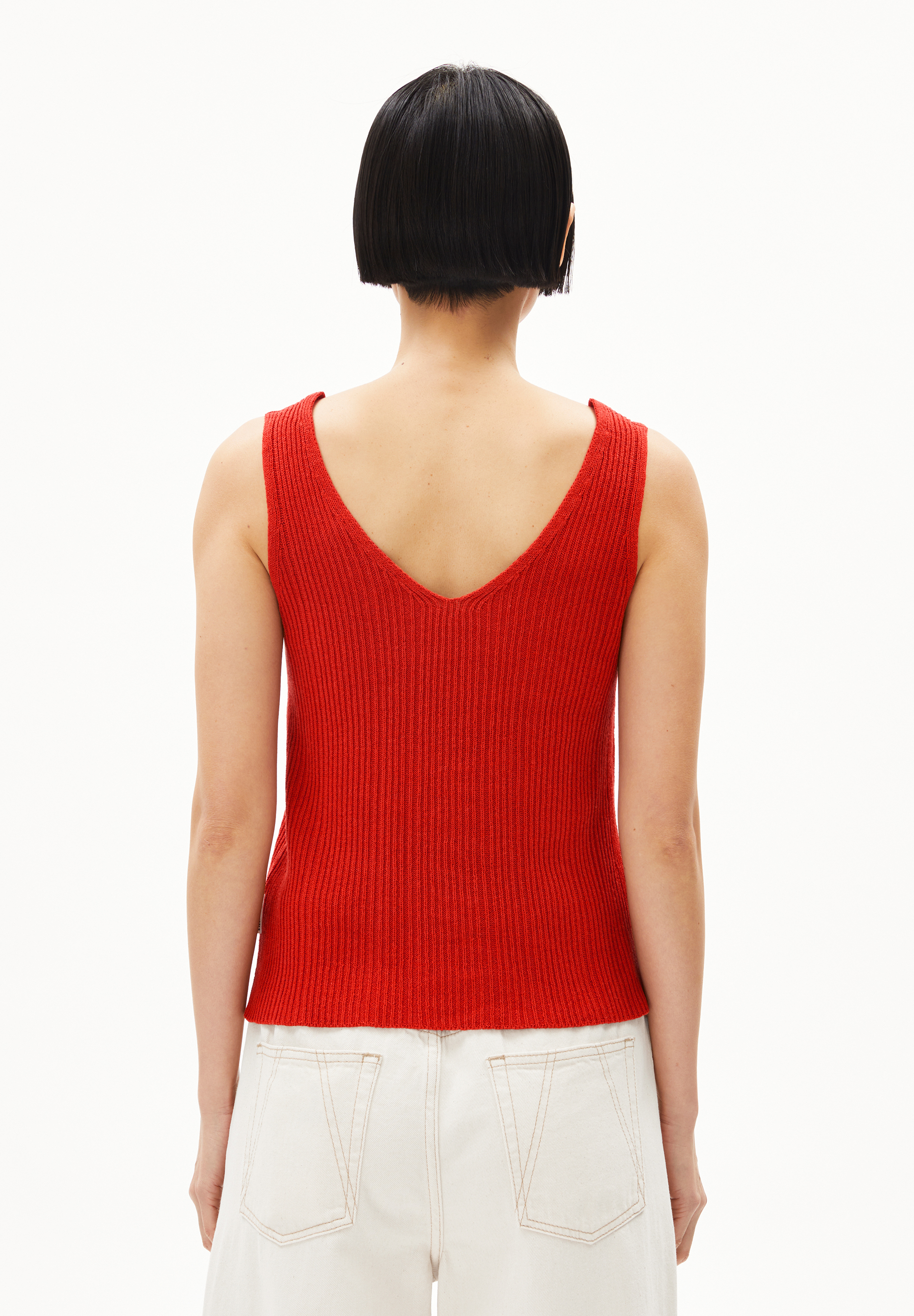CAARO LINO Stricktop aus Leinen-Mix