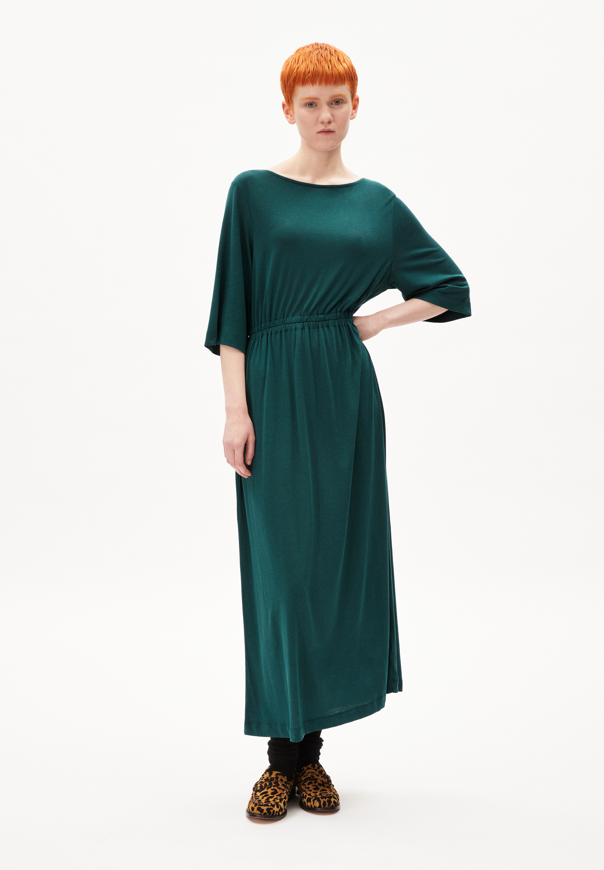 ILWAA Jersey jurk Loose Fit van TENCEL™ Lyocell Mix