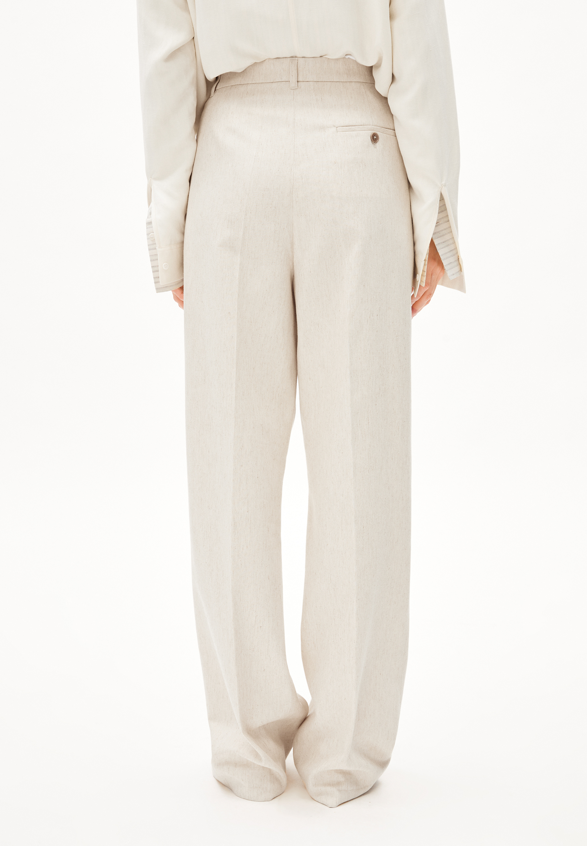 JUMAA STRAIGHT LINO Woven Pants made of Linen-Mix