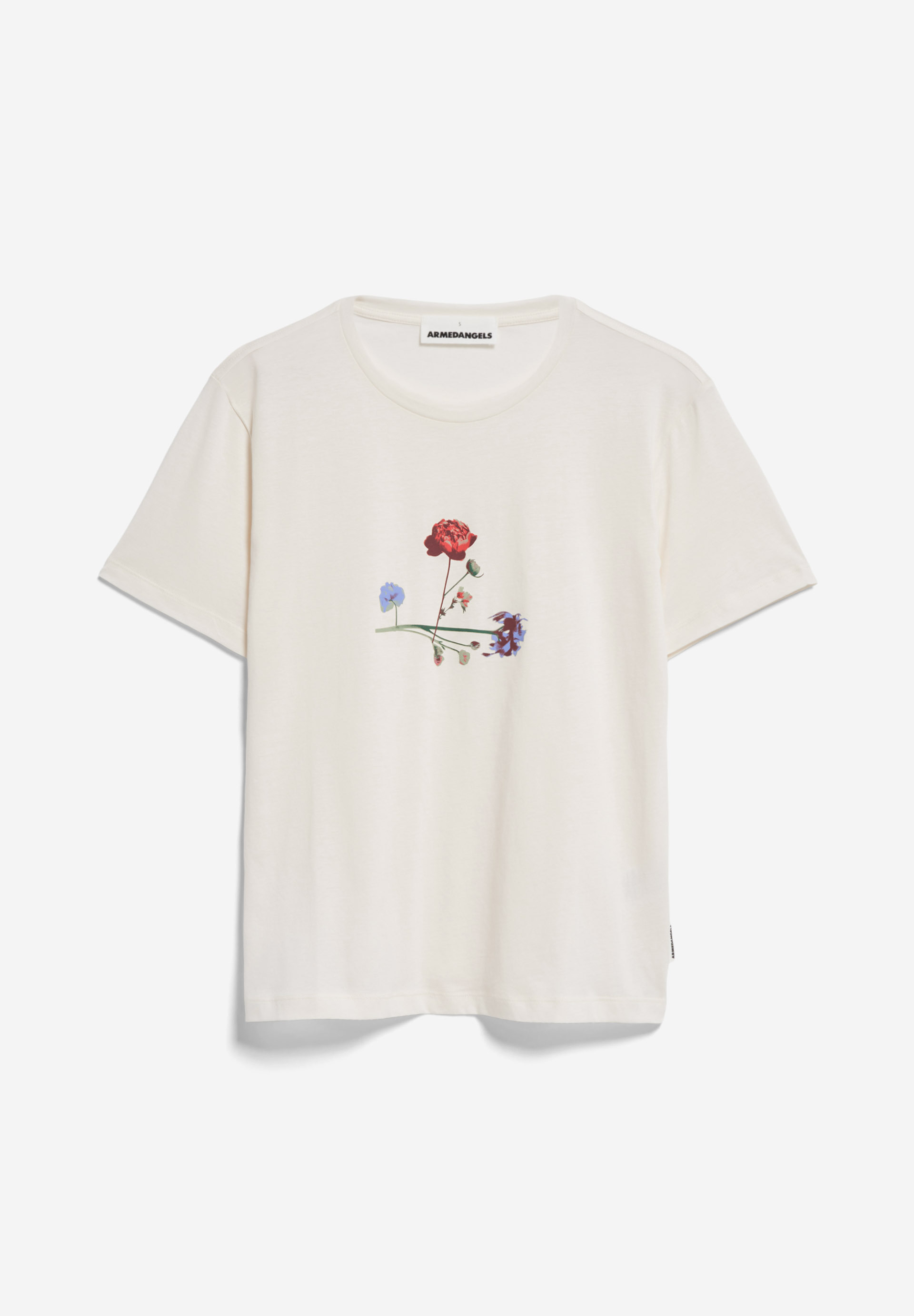 MAARLA LITAA T-shirt à coupe décontractée en coton bio