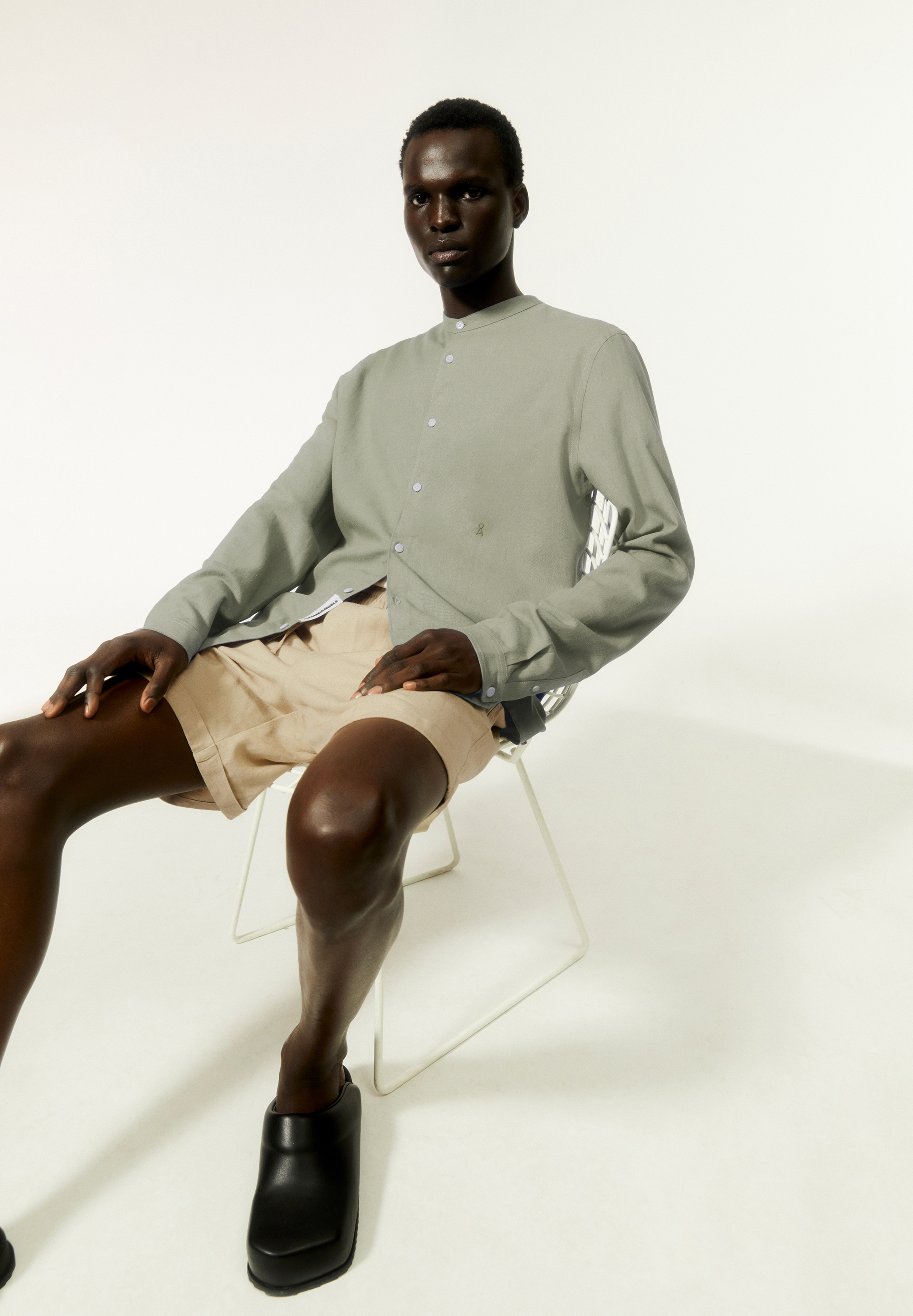 VAALERONIMUS LINO Shirt made of Linen-Mix