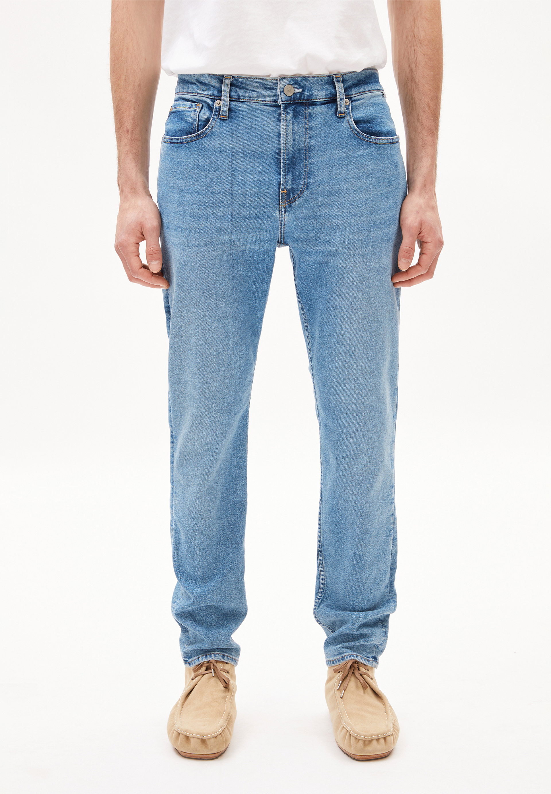 AARJO TARPA Tapered Jeans recycled cotton mix Comfort-Stretch