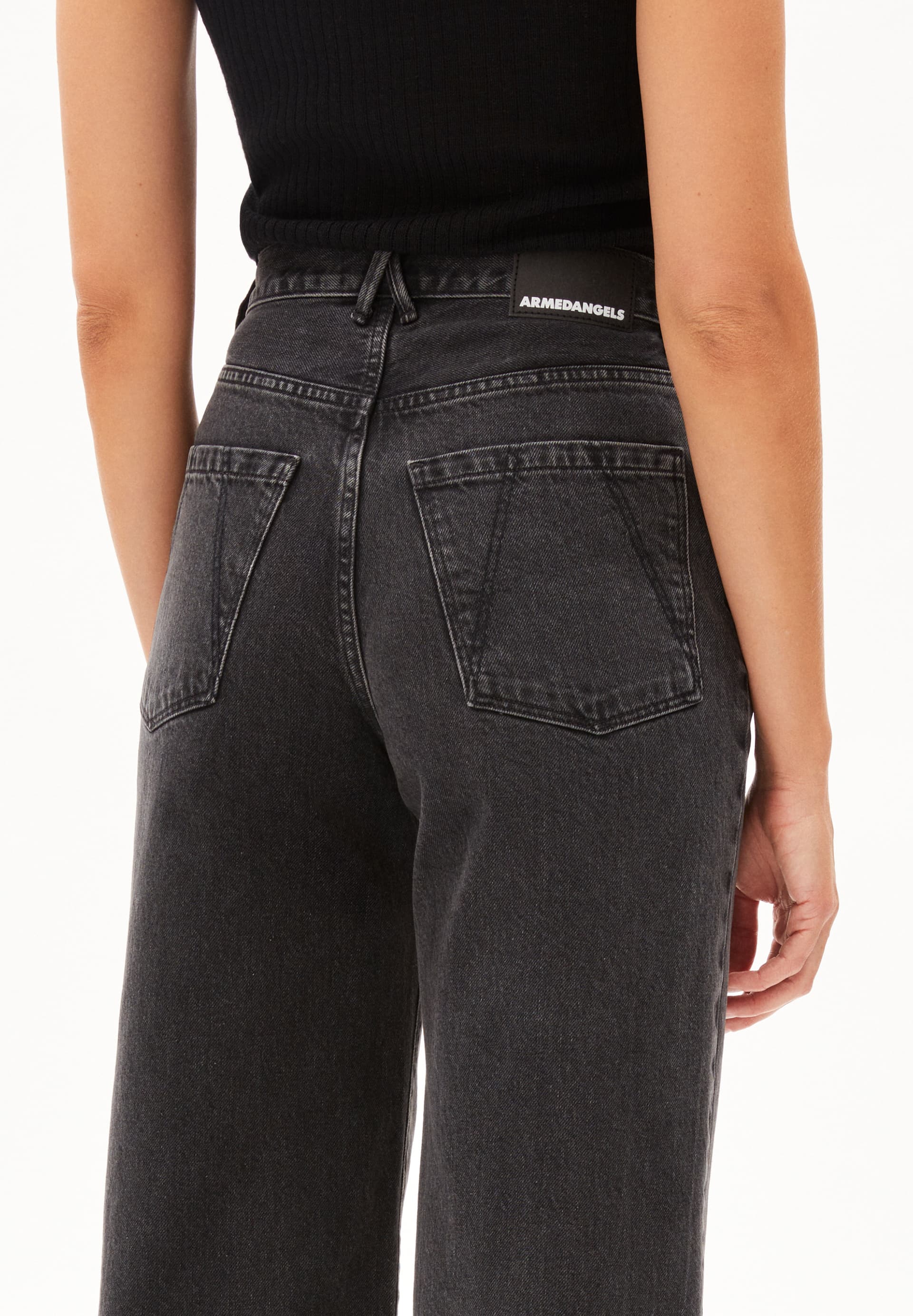 ENIJAA CROPPED High Waist Wide Leg made of recycled Cotton