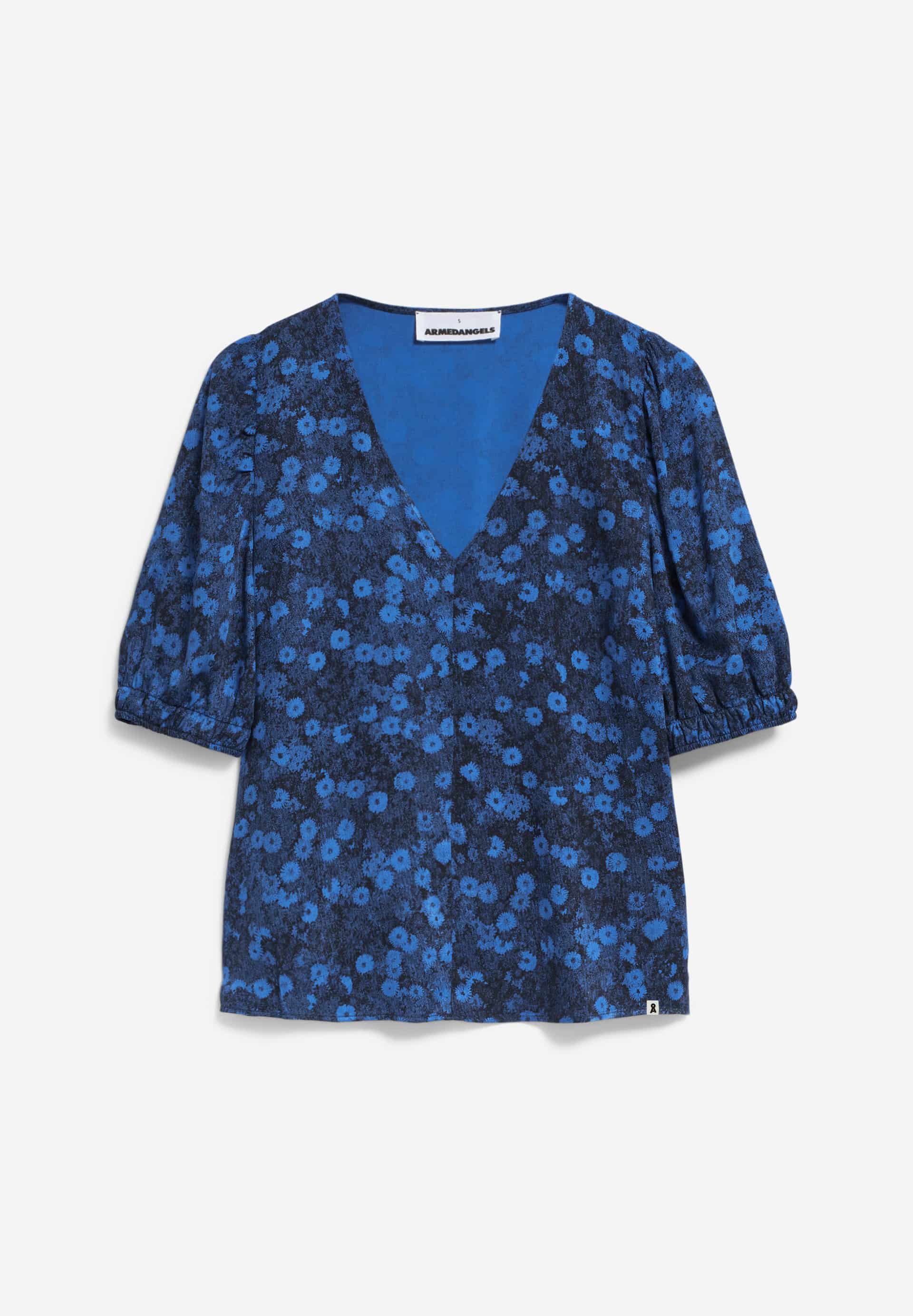 SAARITA MILLES FLEURS Bluse Regular Fit aus LENZING™ ECOVERO™ Viskose